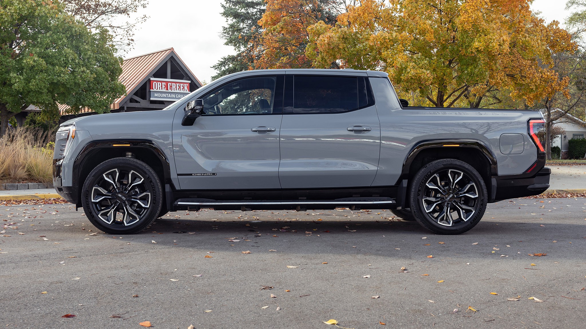 22 2025 GMC Sierra EV Denali side view
