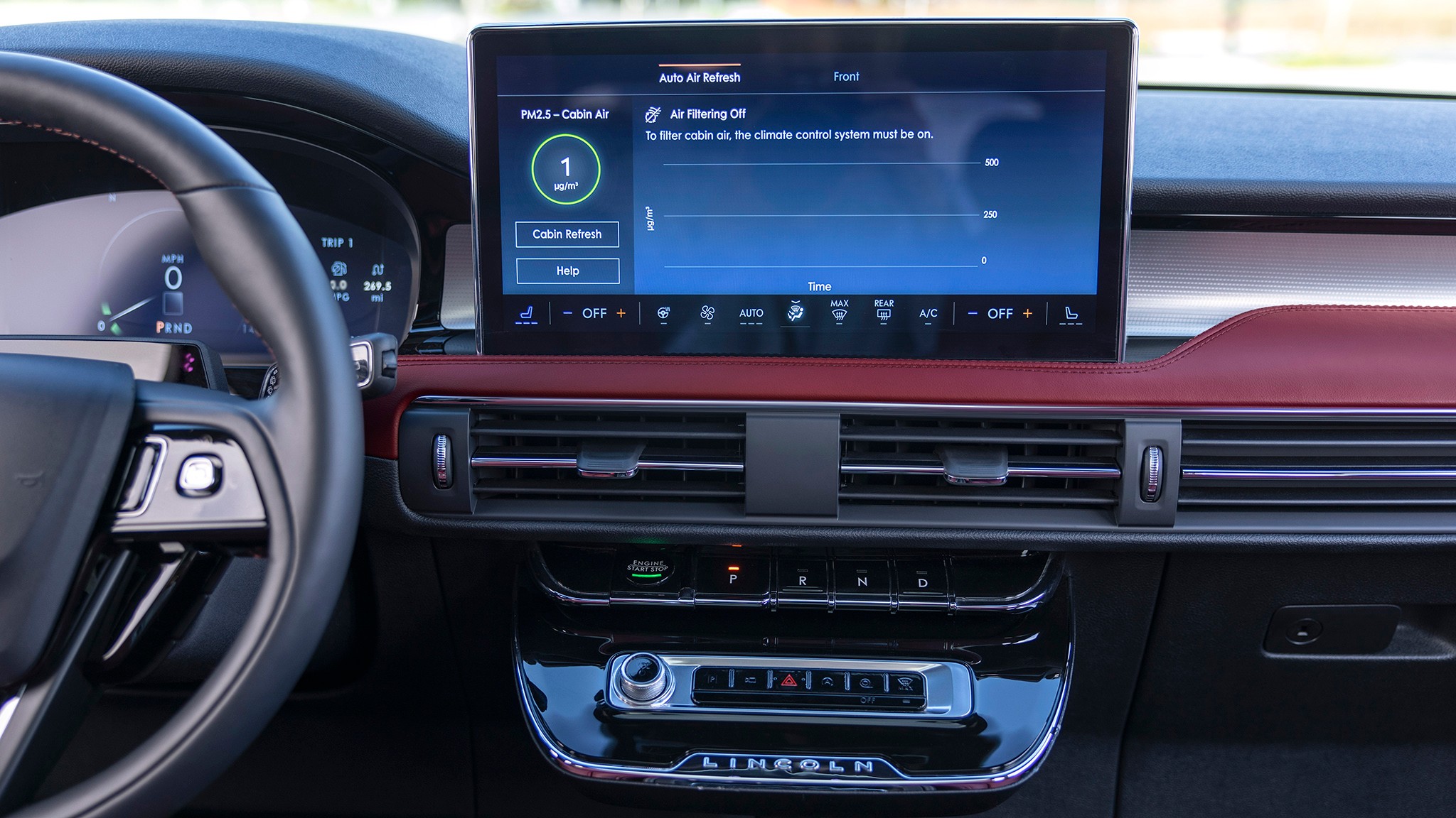 8 2025 Lincoln Corsair interior