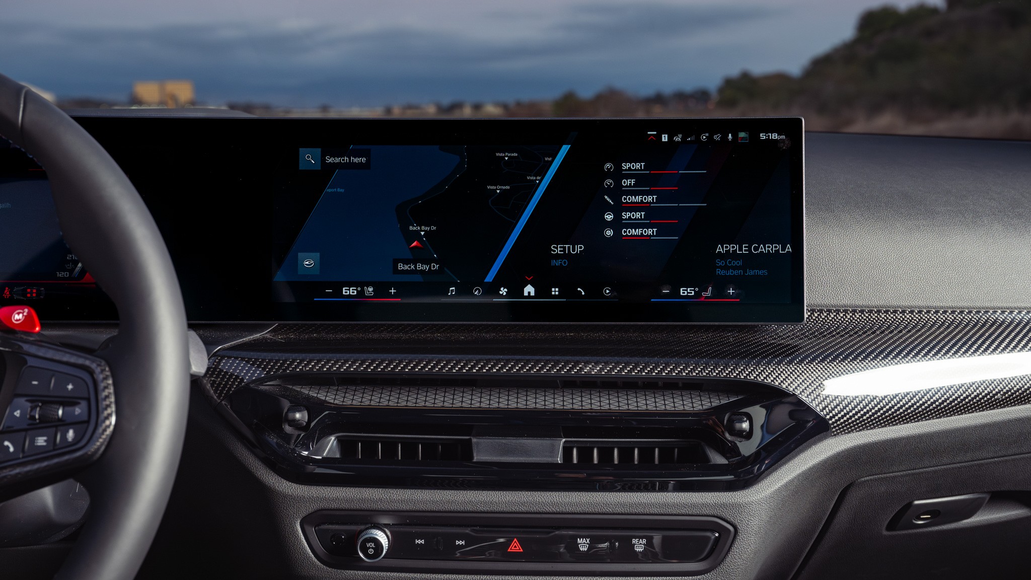 023 2025 BMW M2 infotainment screen