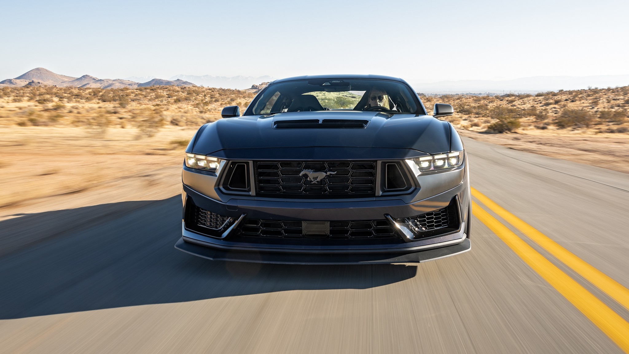 002 2025 Ford Mustang Dark Horse front view