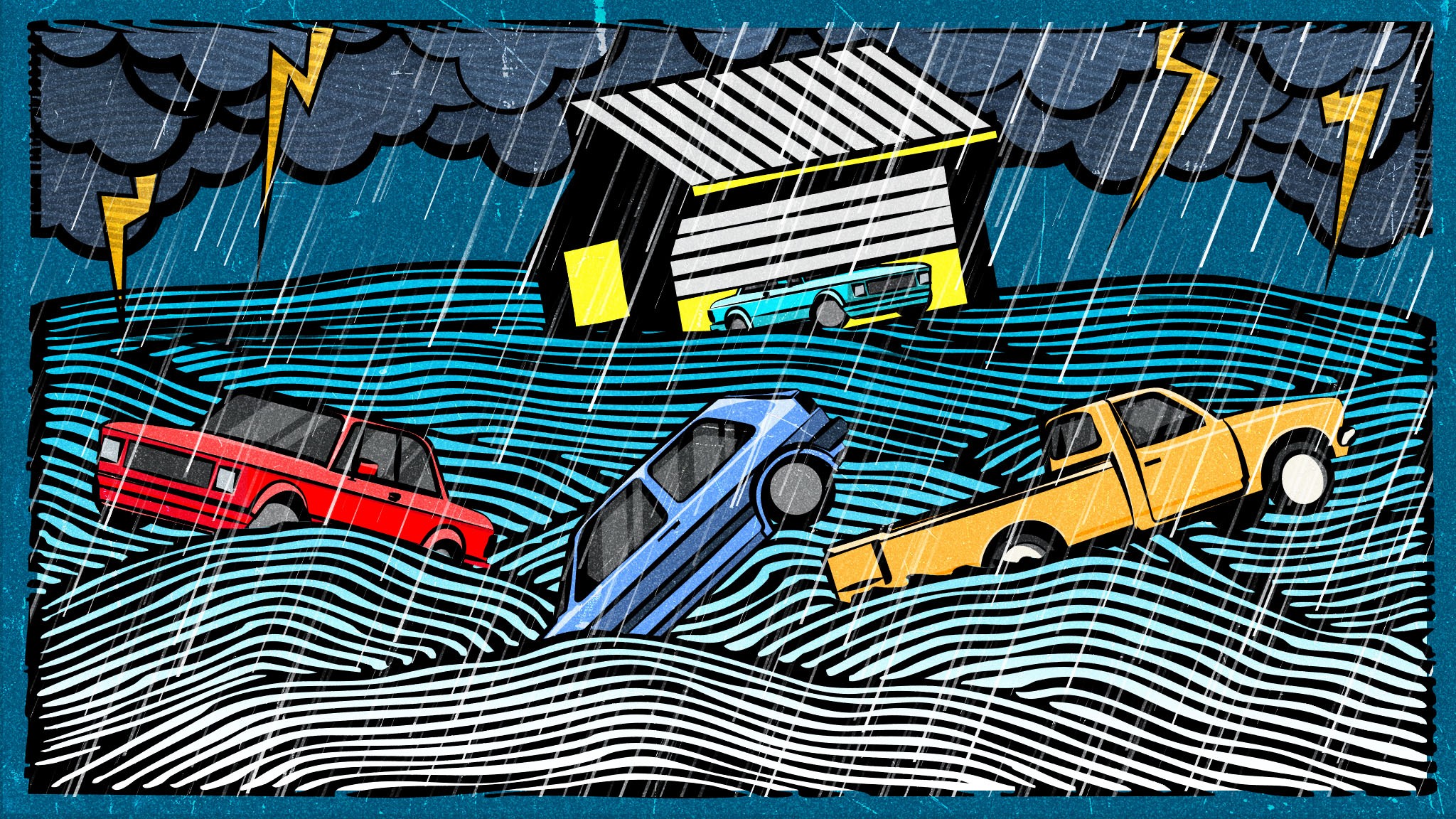 000 flooded car garage protection motortrend ryan lugo design