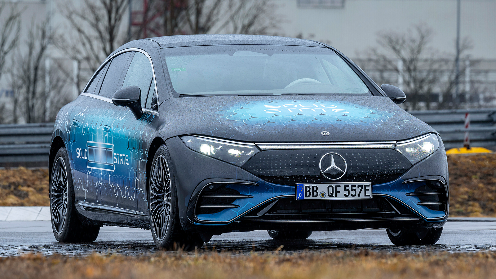 Mercedes Benz EQS semi solid state battery test 9