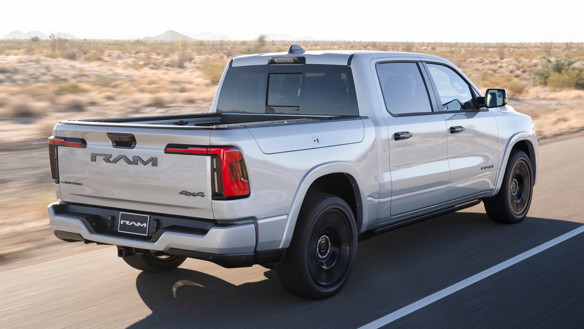 2026 Ram 1500 Ramcharger 3 rear three quarter 2