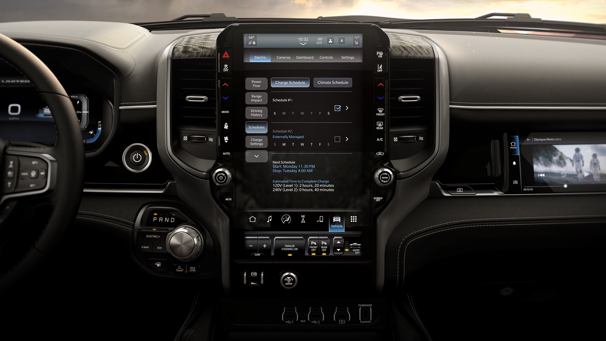 2026 Ram 1500 RAMCHARGER interior LIMITED charge schedule
