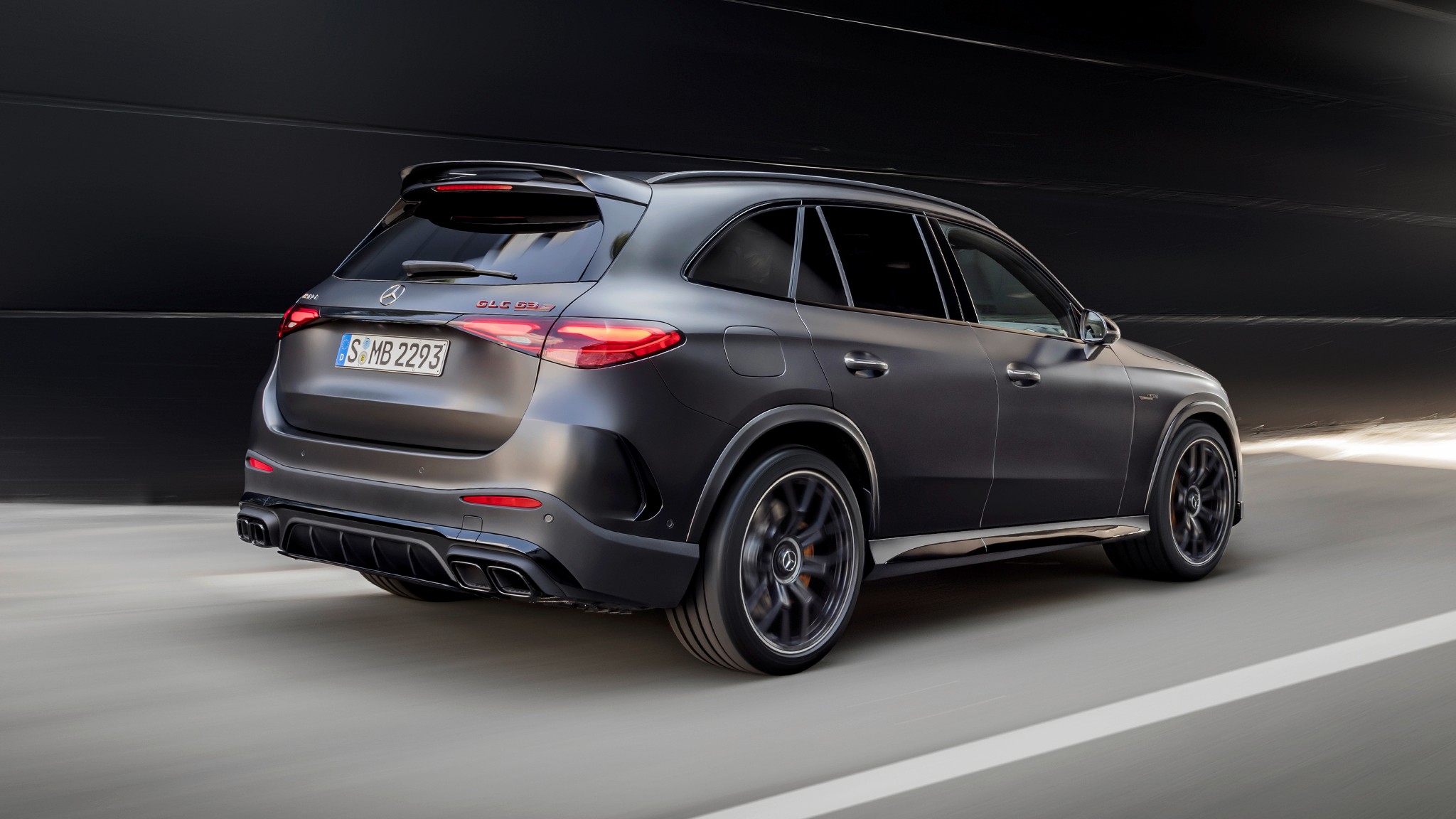 13 2025 Mercedes Benz AMG GLC63 rear view