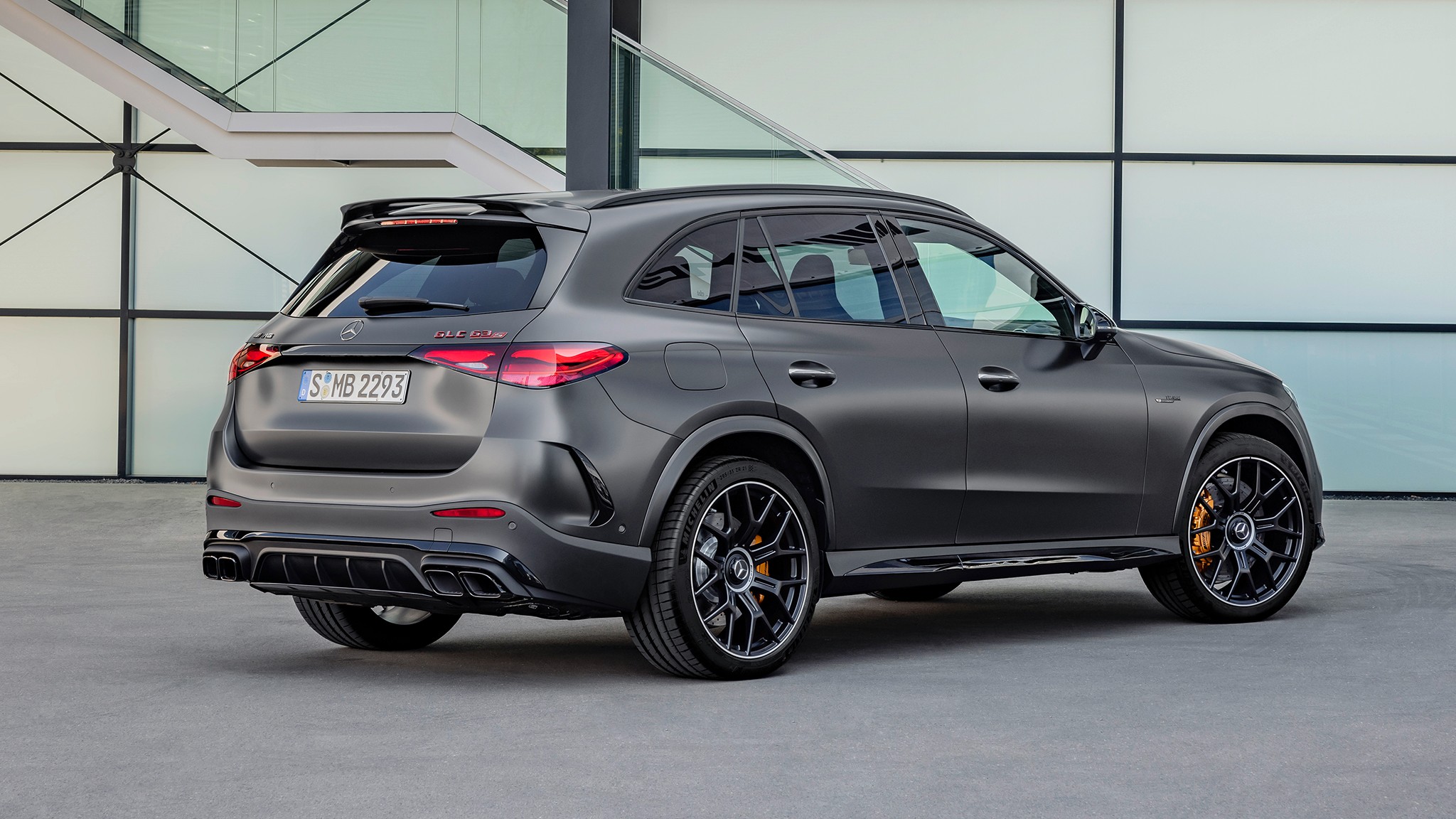 22 2025 Mercedes Benz AMG GLC63 rear view