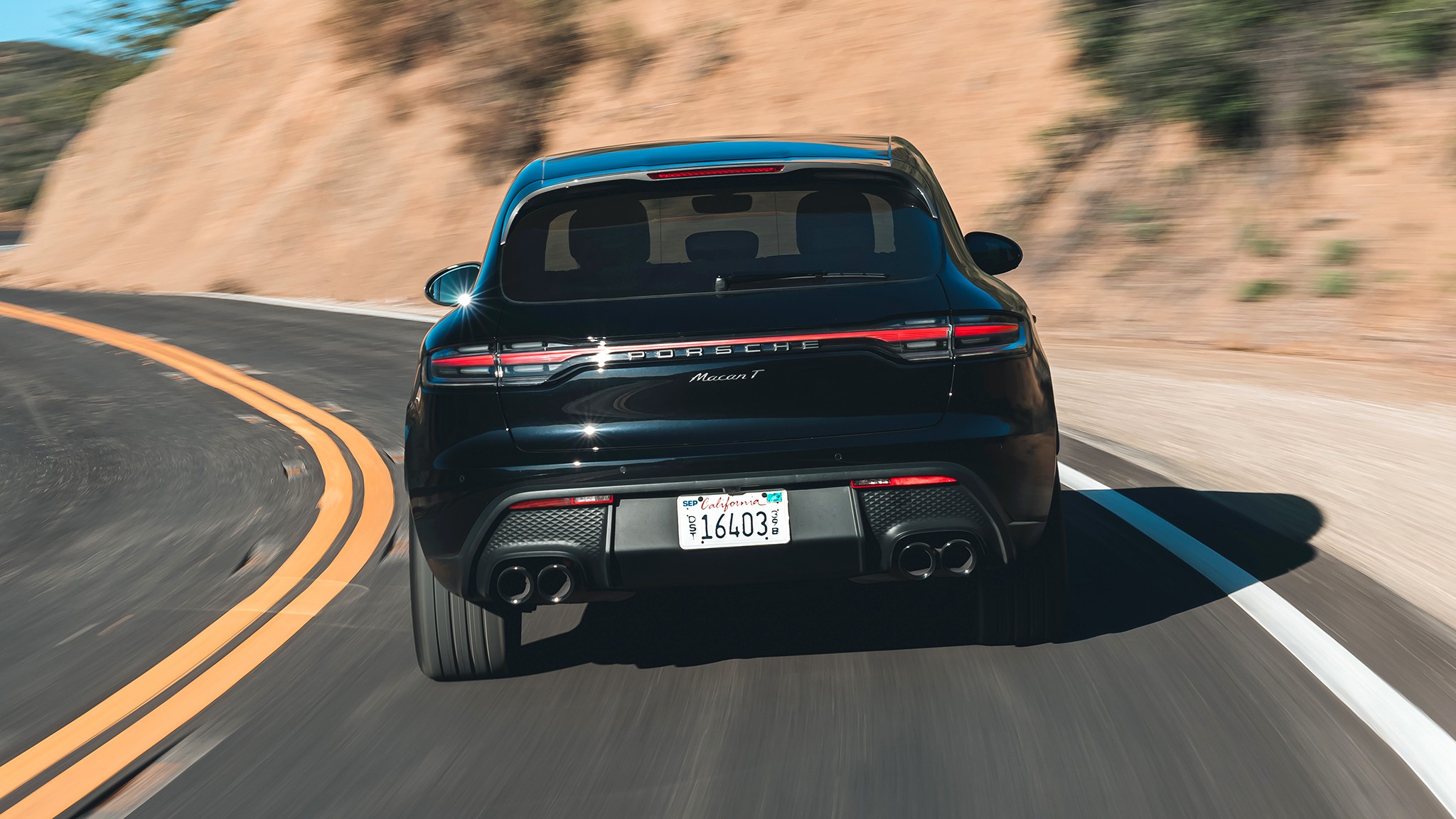 17 2025 Porsche Macan T rear view