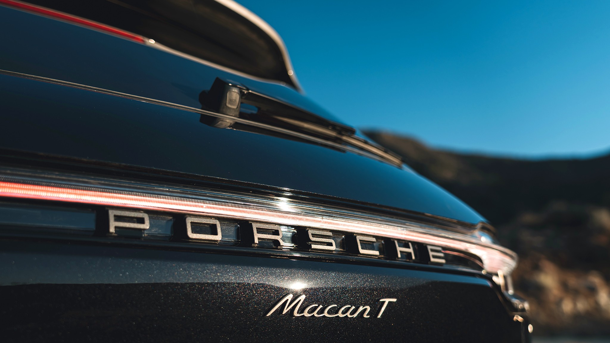 18 2025 Porsche Macan T rear badge