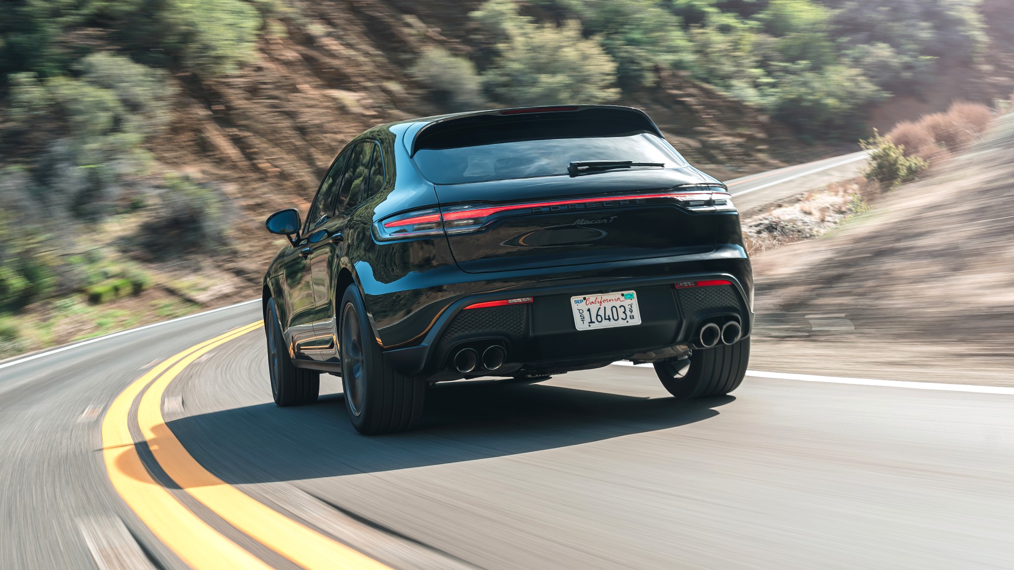 20 2025 Porsche Macan T rear view