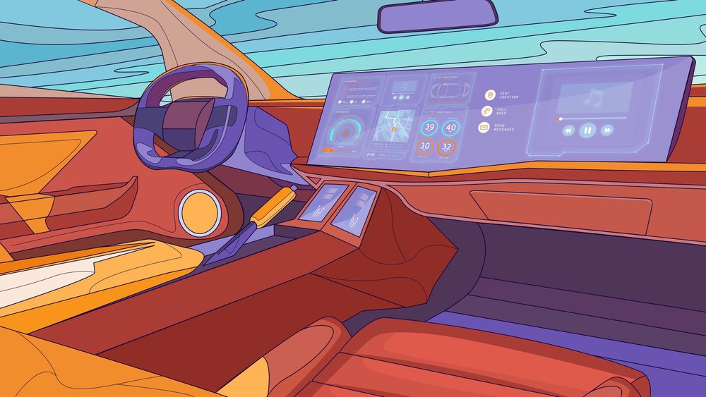 000 modern in car displays motortrend ryan lugo design