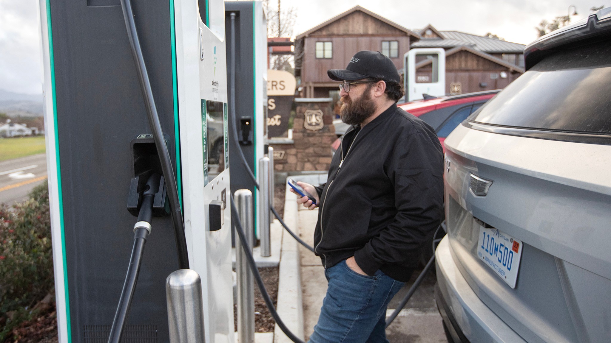 49 2025 Cadillac Escalade IQ road trip SF LA