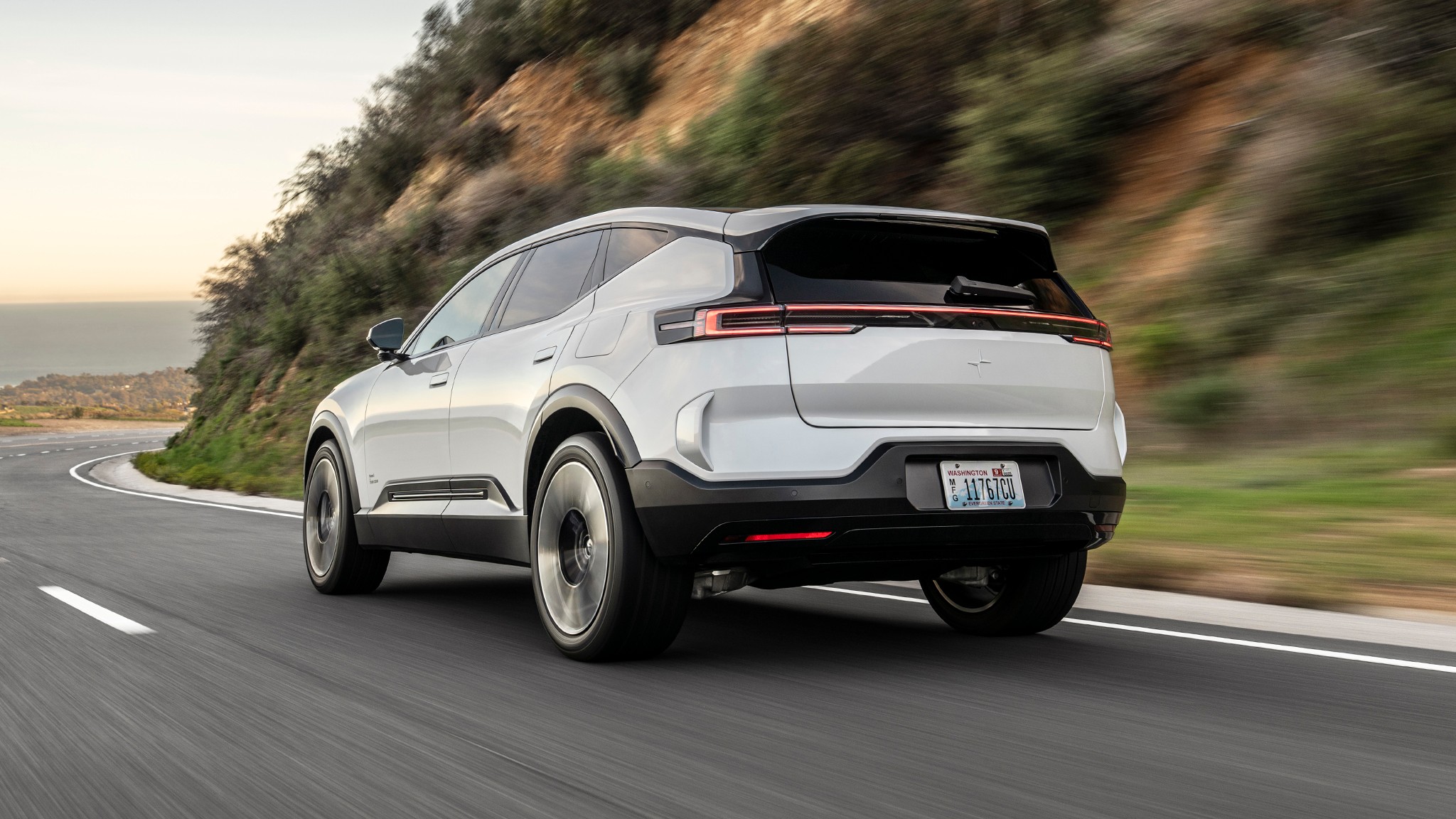 6 2025 Polestar 3 LR First Drive rear view