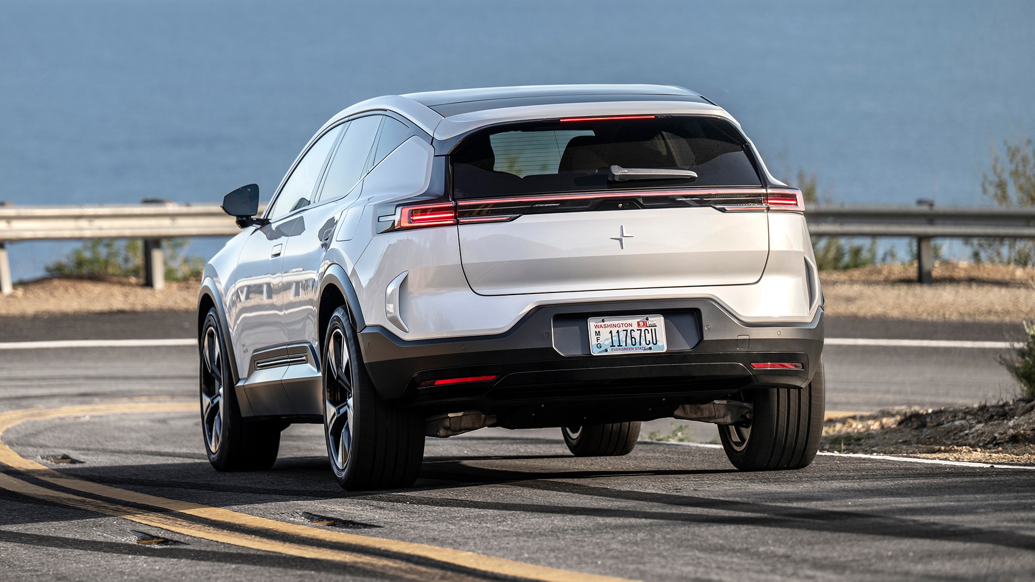 2 2025 Polestar 3 LR First Drive rear view