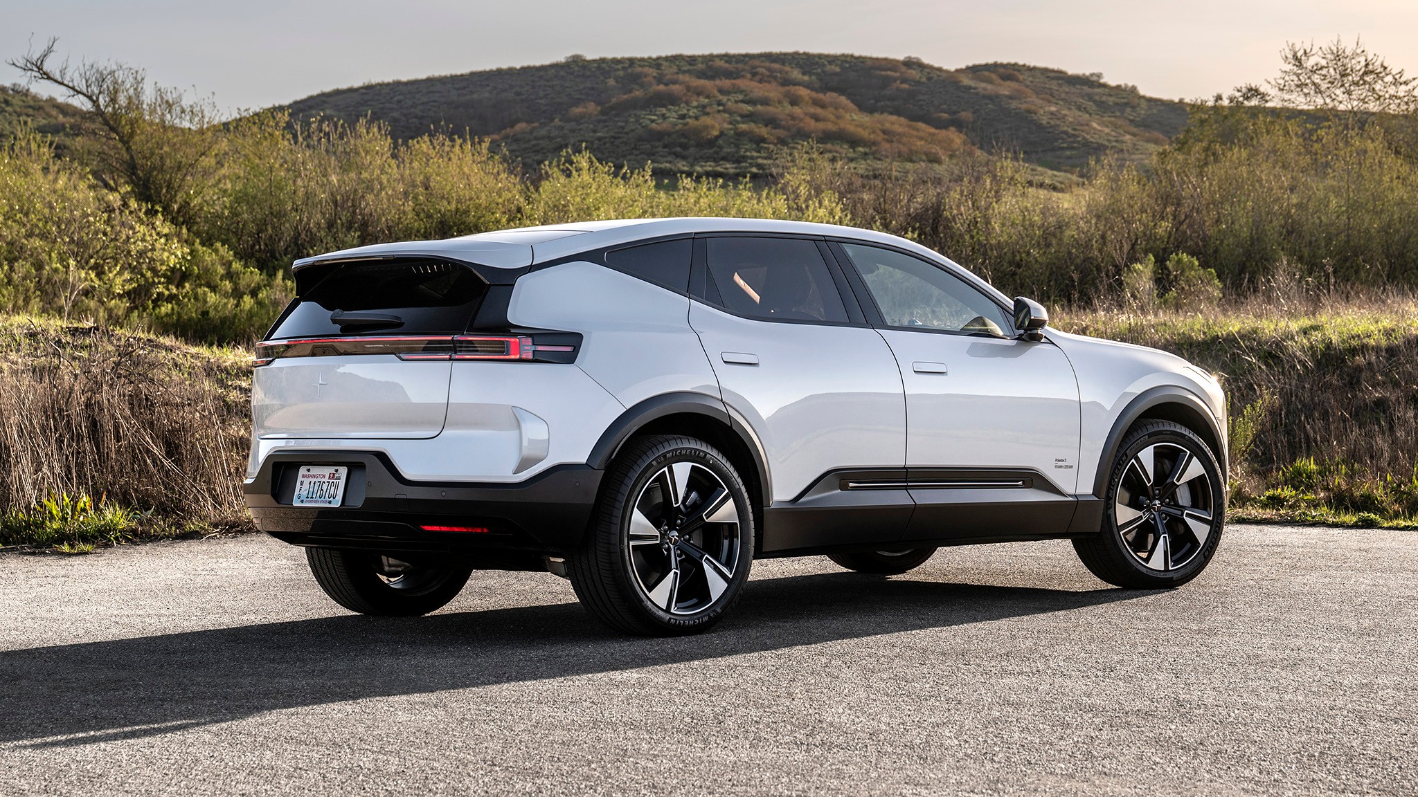 11 2025 Polestar 3 LR First Drive rear view