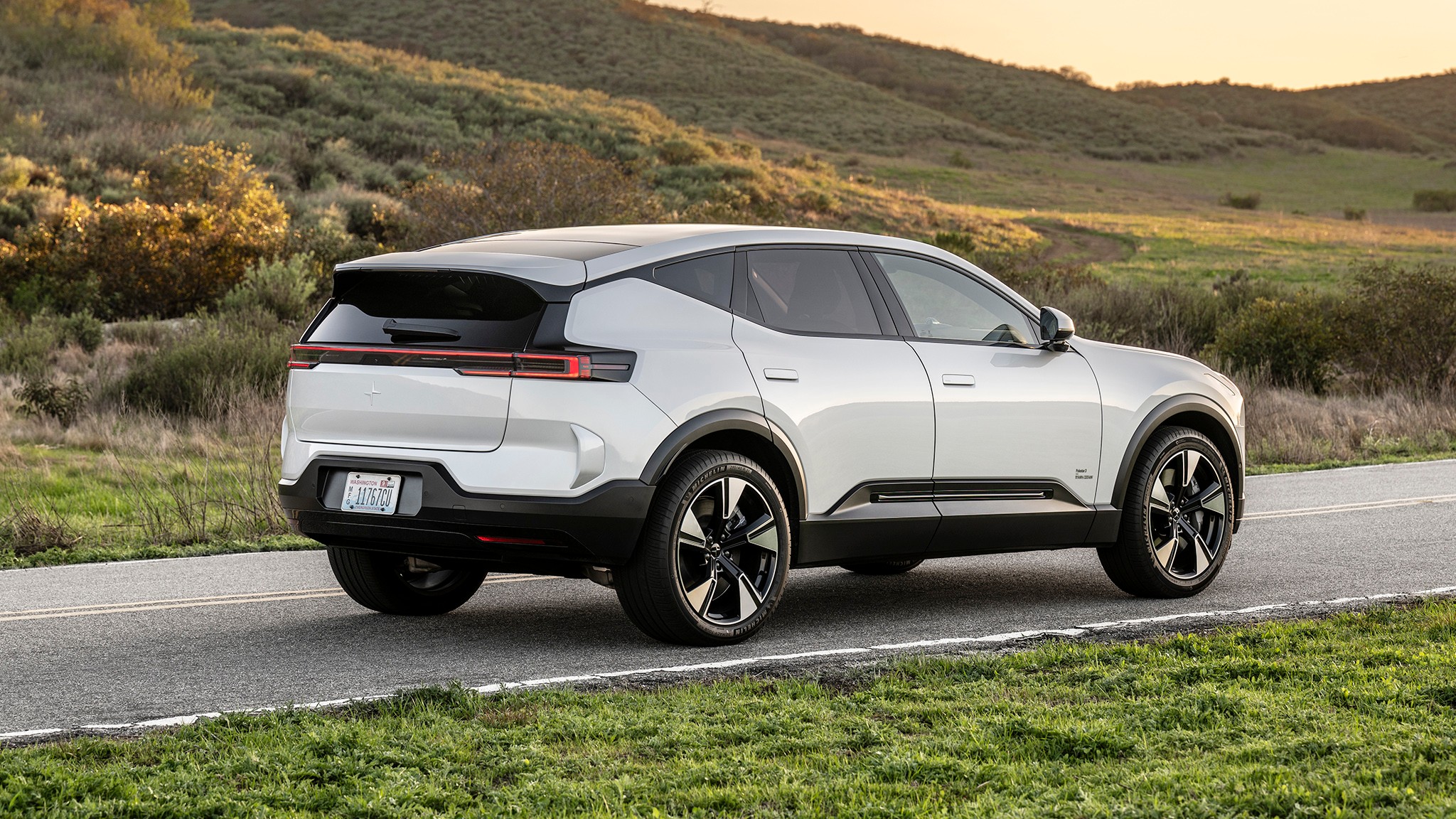 19 2025 Polestar 3 LR First Drive rear view