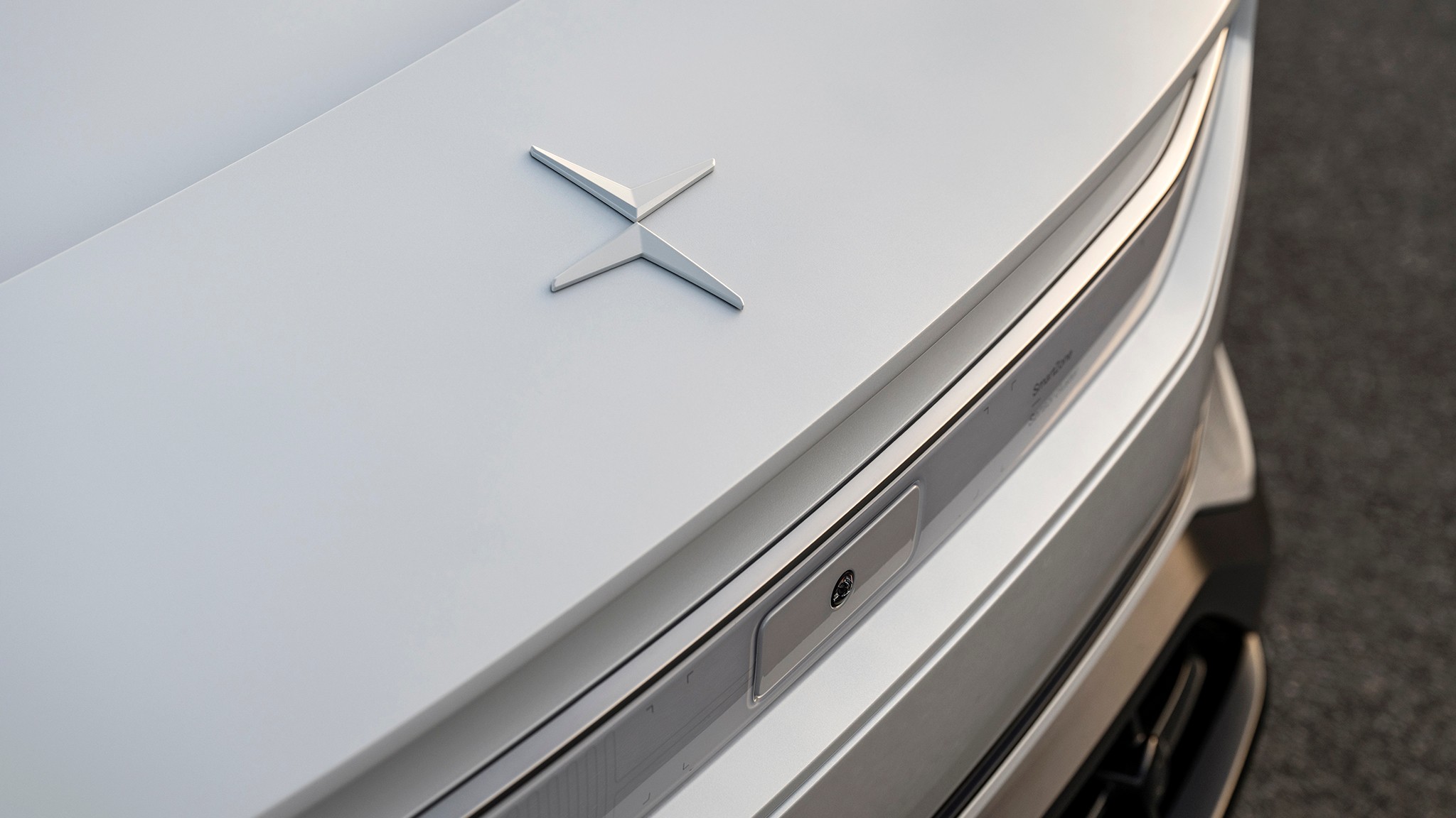 24 2025 Polestar 3 LR First Drive front badge