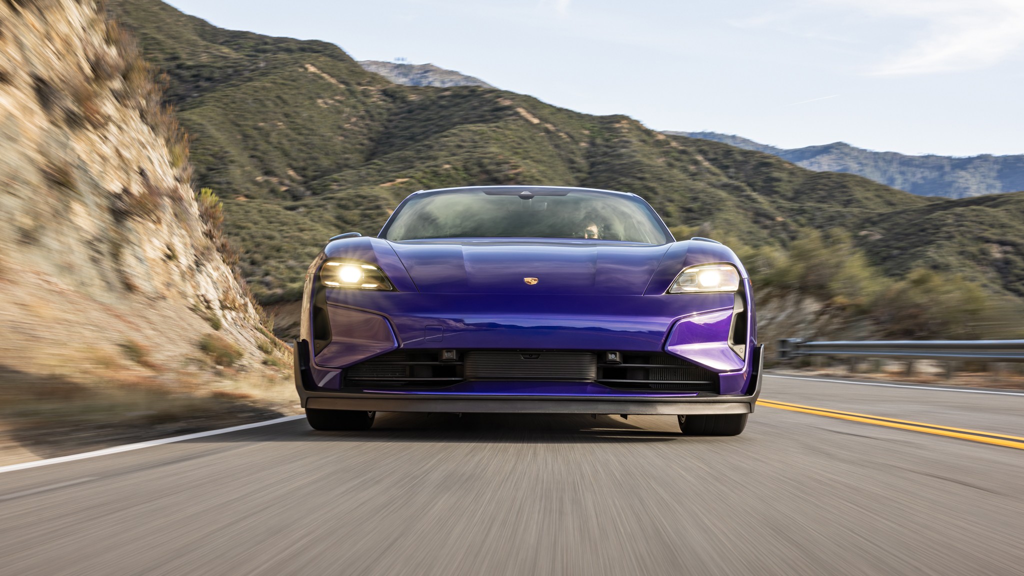 003 2025 Porsche Taycan Turbo GT Weissach Road Nose