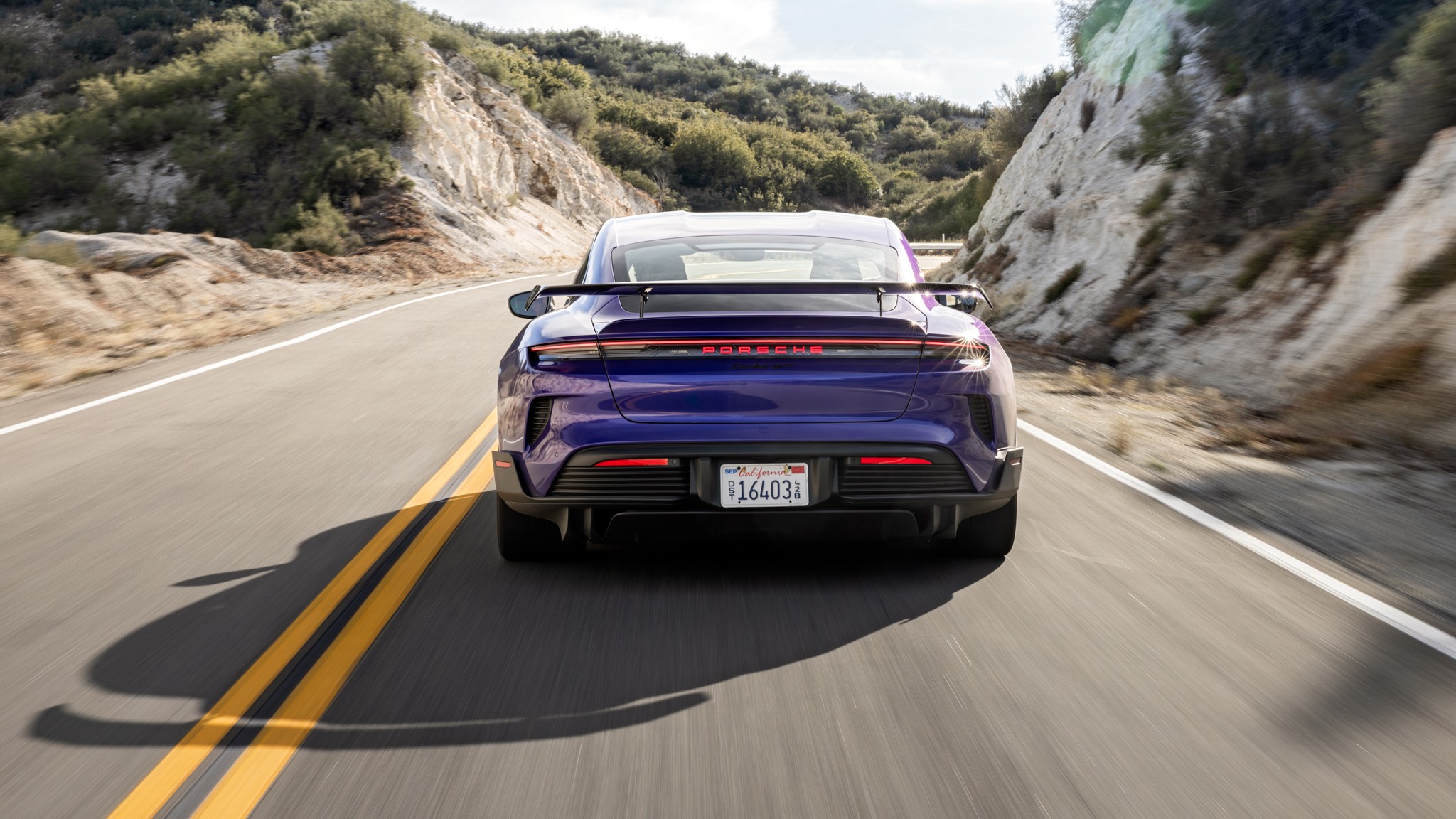 004 2025 Porsche Taycan Turbo GT Weissach Road