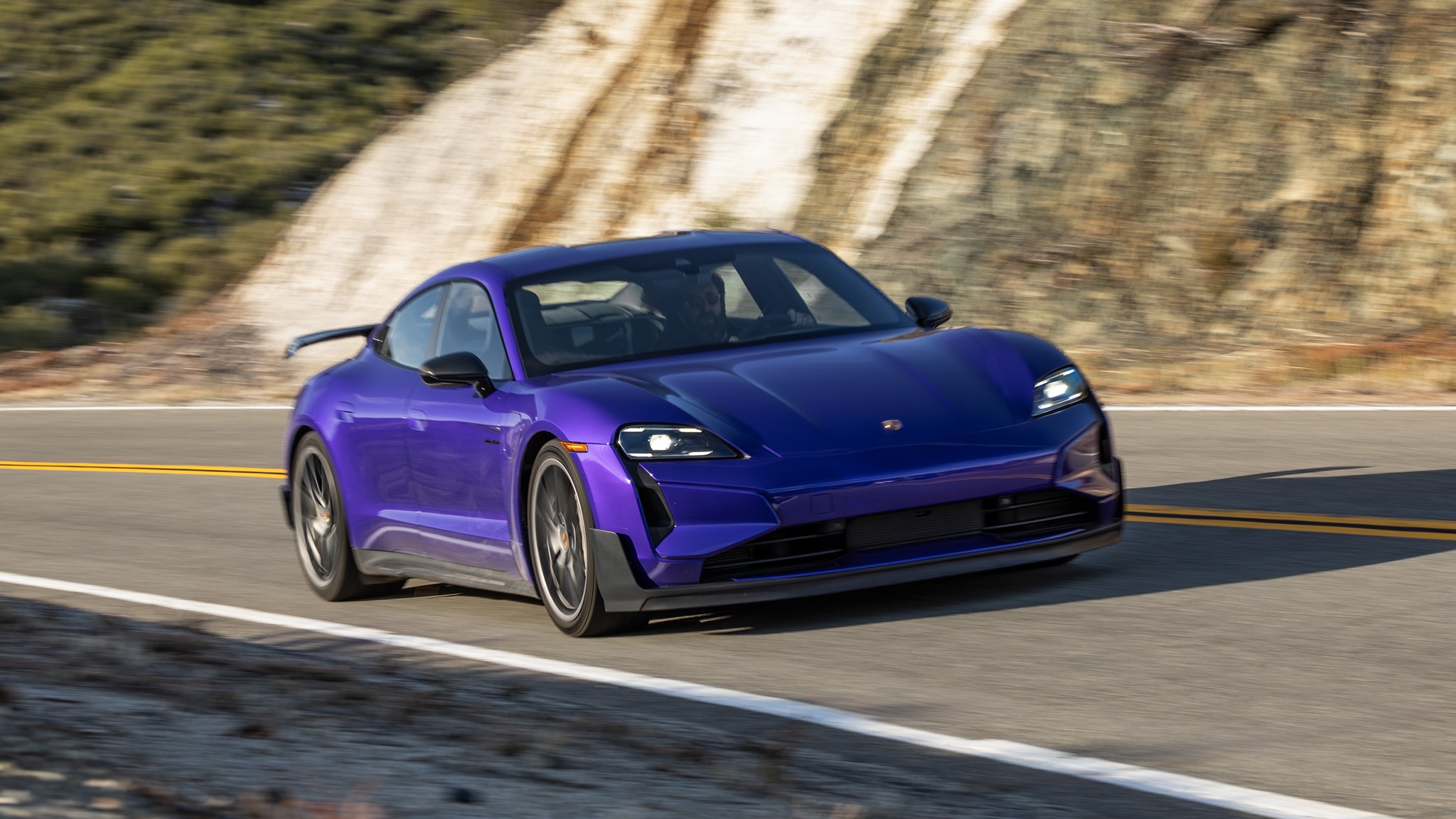 007 2025 Porsche Taycan Turbo GT Weissach Road