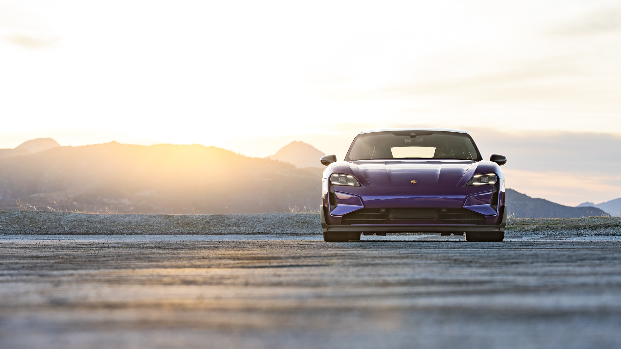 014 2025 Porsche Taycan Turbo GT Weissach Road