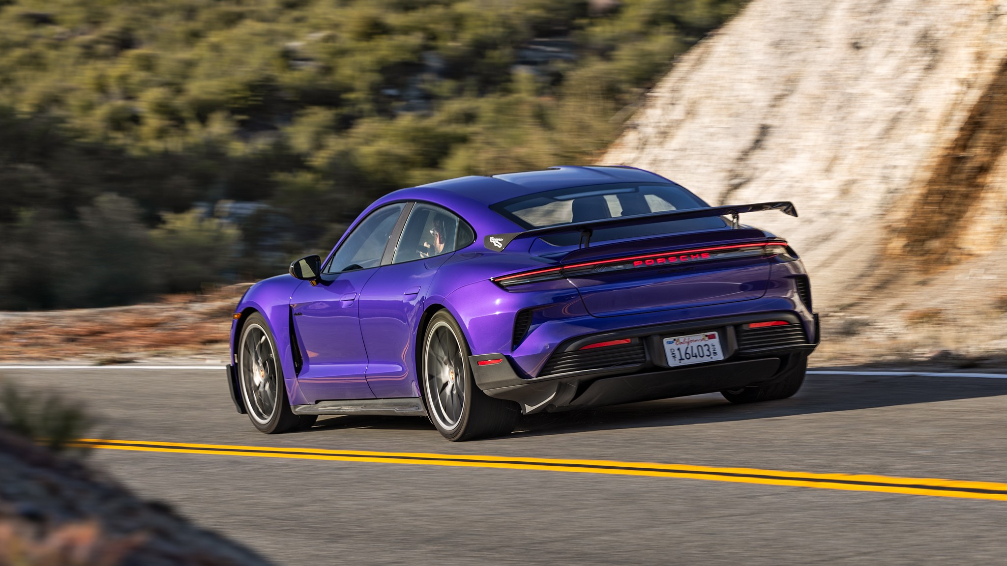 030 2025 Porsche Taycan Turbo GT Weissach Road