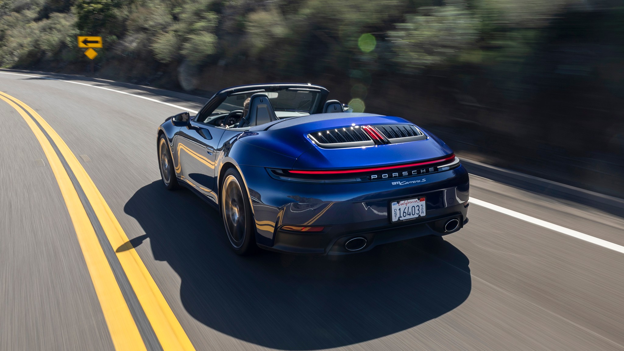2025 porsche 911 carrera s first drive gentian blue cabriolet 10