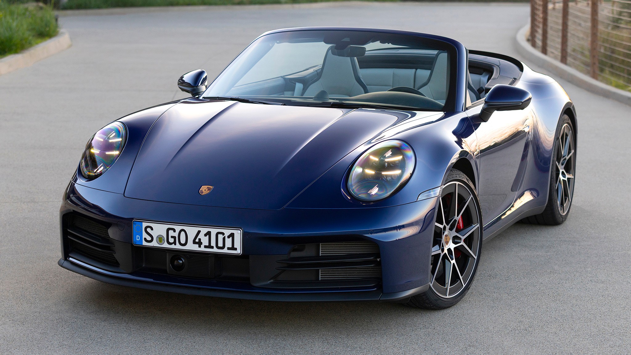 2025 porsche 911 carrera s first drive gentian blue cabriolet 19