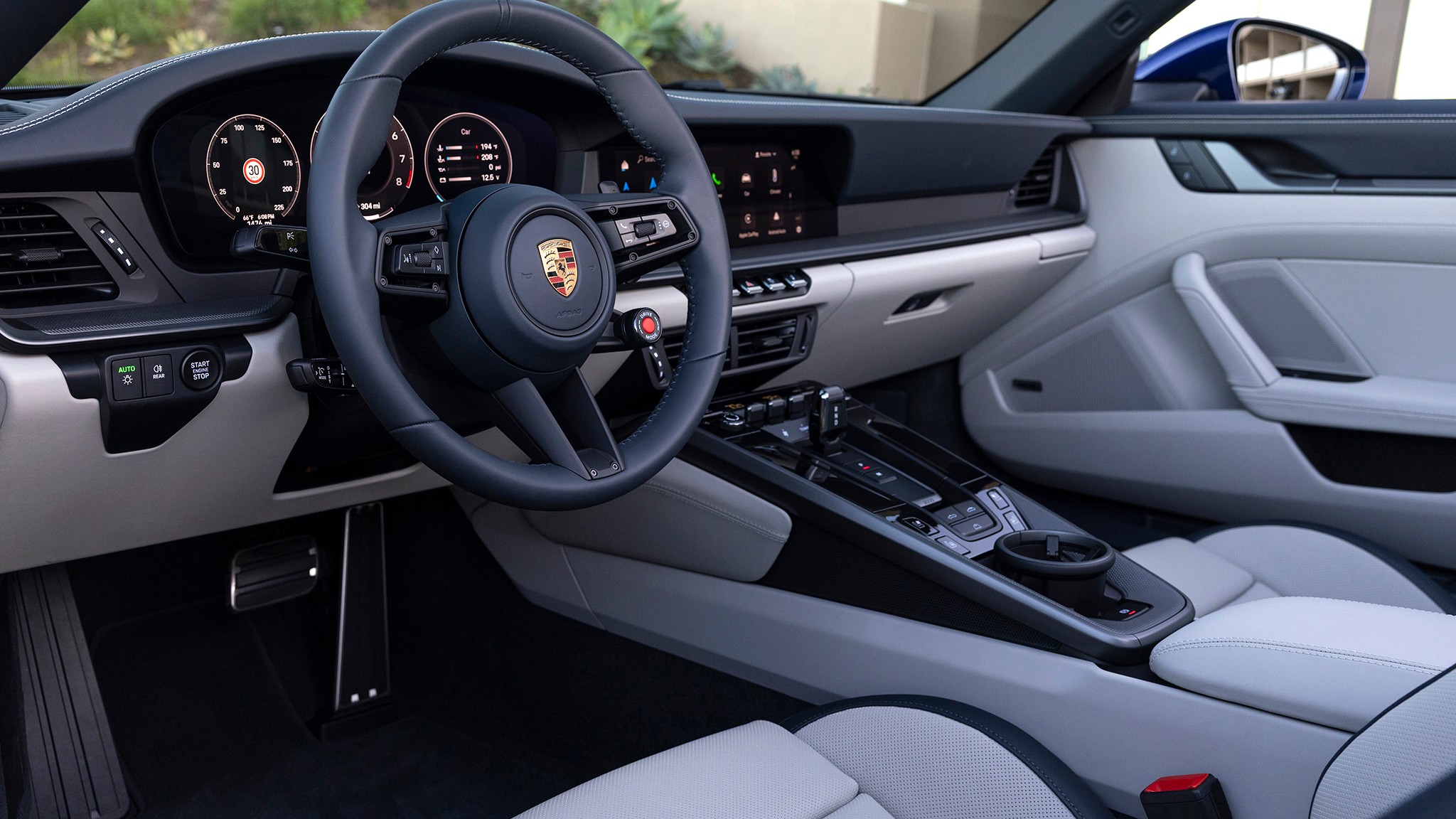 2025 porsche 911 carrera s first drive gentian blue cabriolet 25