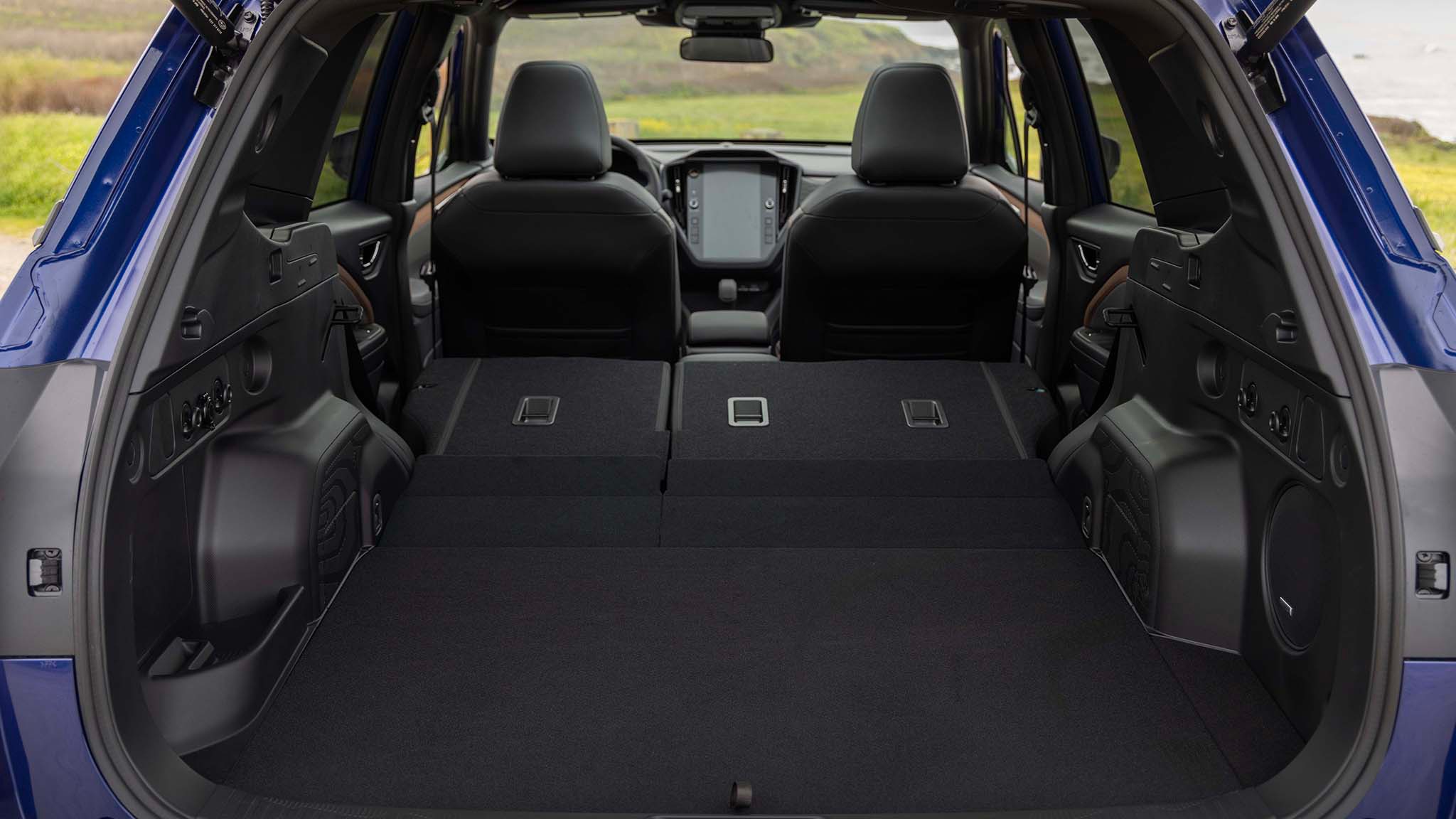 2025 subaru forester hybrid first drive 011 trunk seats down