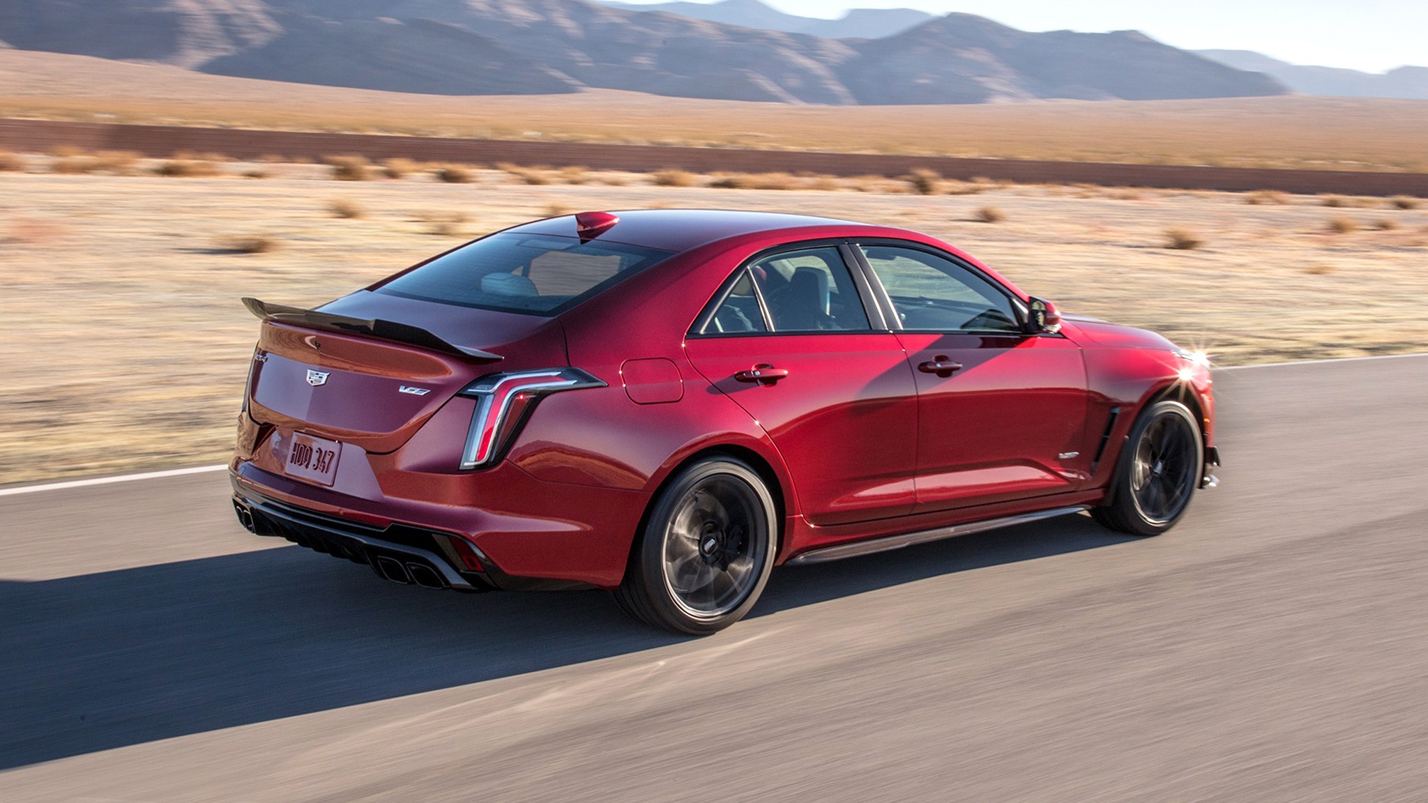 11 2025 Cadillac CT4 Blackwing rear view