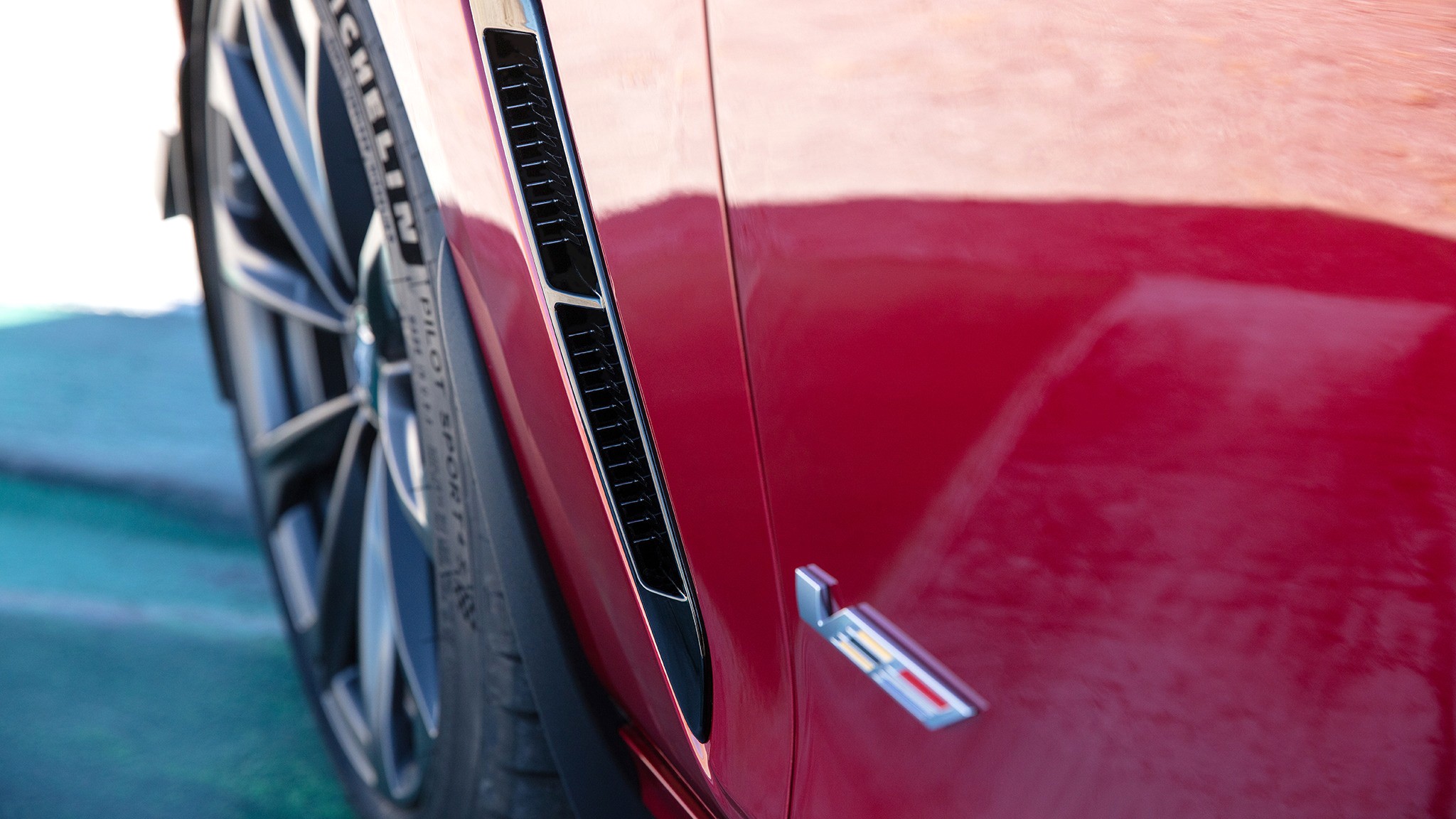 12 2025 Cadillac CT4 Blackwing wheel tire