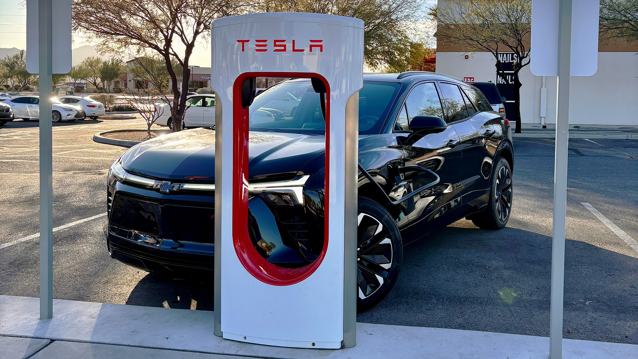 2025 chevrolet blazer ev rs rwd tesla supercharger roadtrip 21