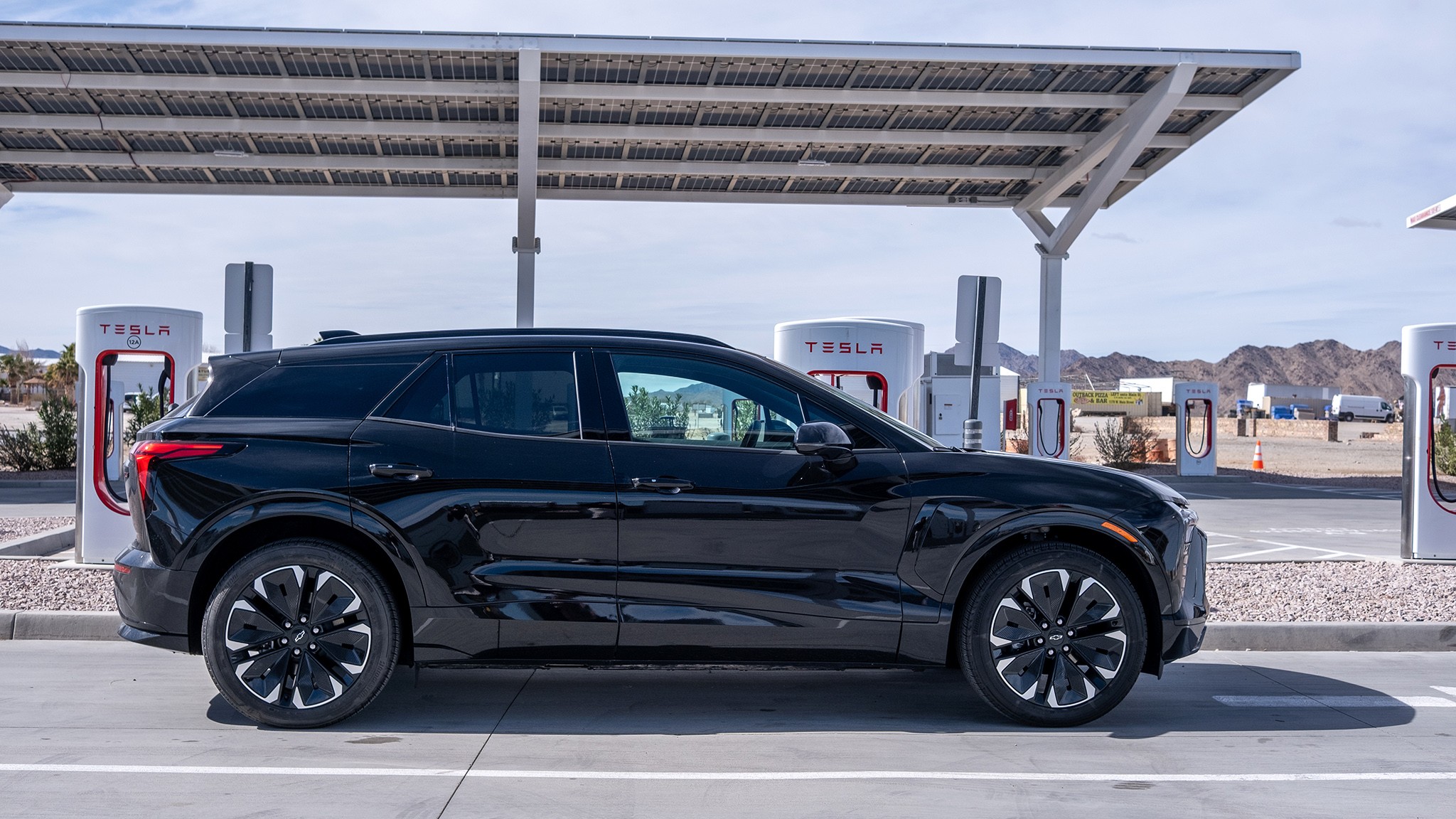 2025 chevrolet blazer ev rs rwd tesla supercharger roadtrip 5