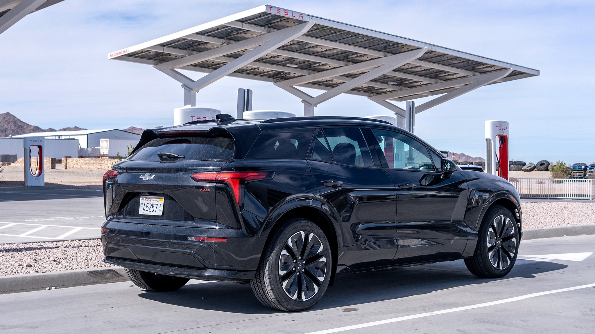 2025 chevrolet blazer ev rs rwd tesla supercharger roadtrip 6