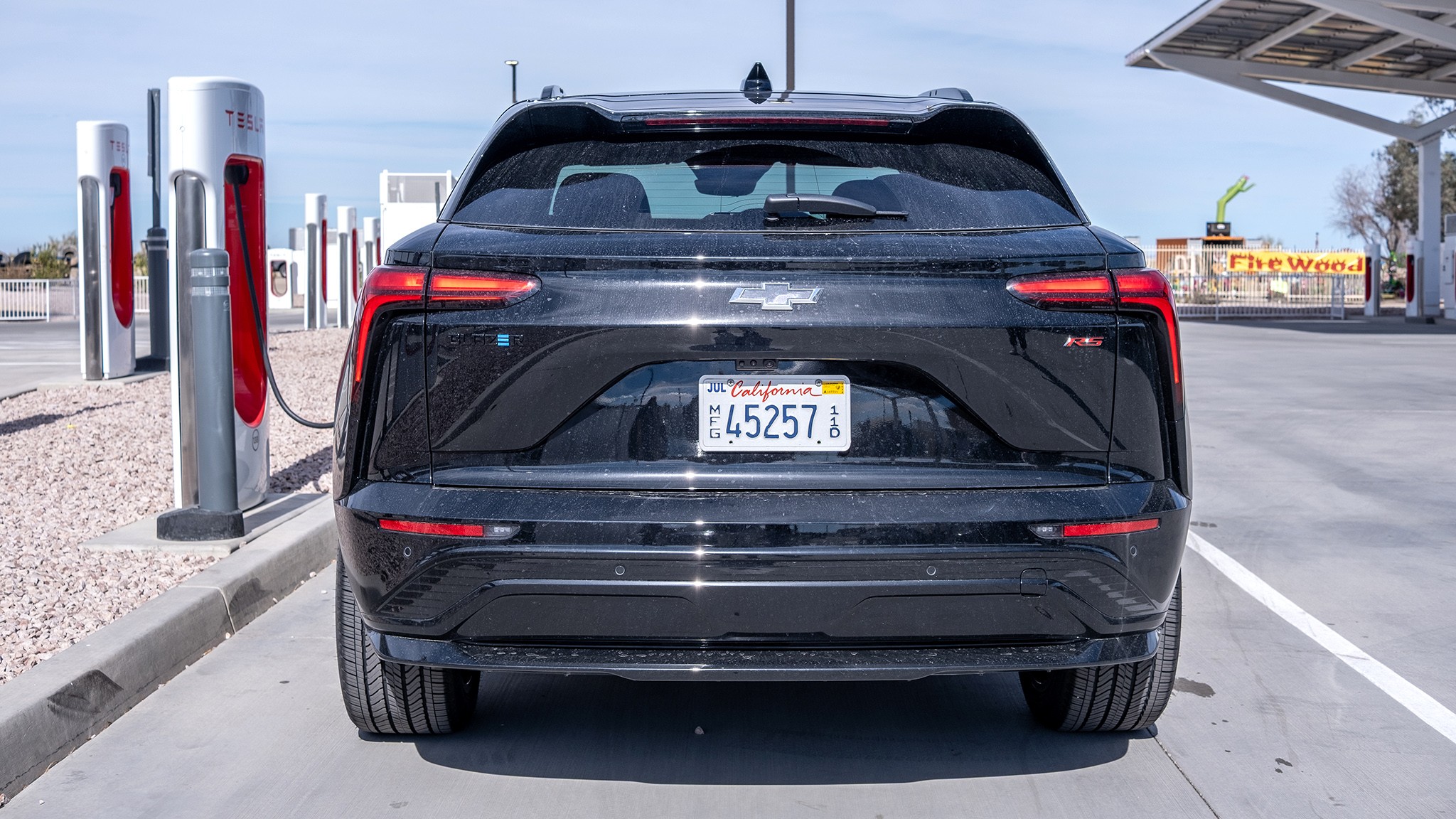 2025 chevrolet blazer ev rs rwd tesla supercharger roadtrip 7