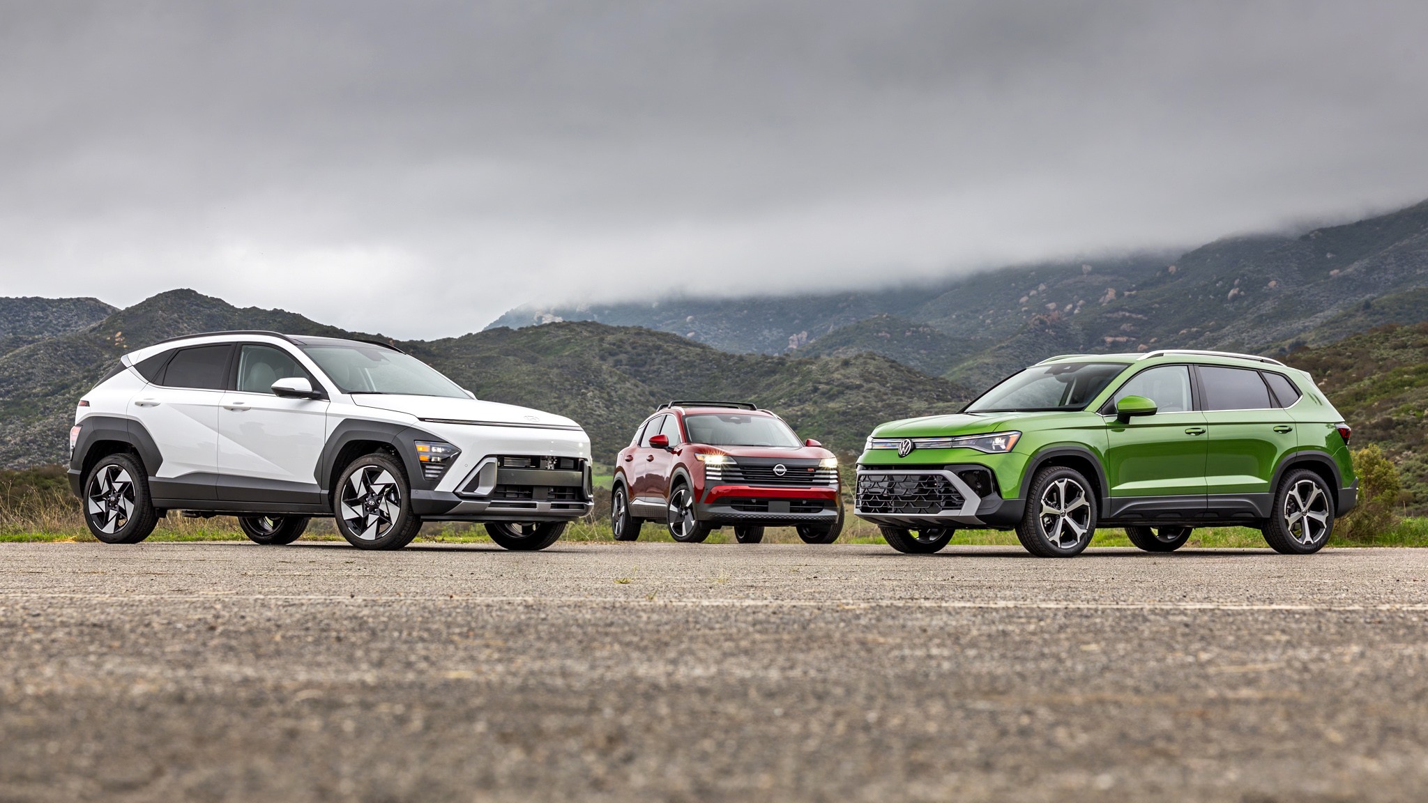 002 2025 Volkswagen Taos Nissan Kicks Hyundai Kona Group