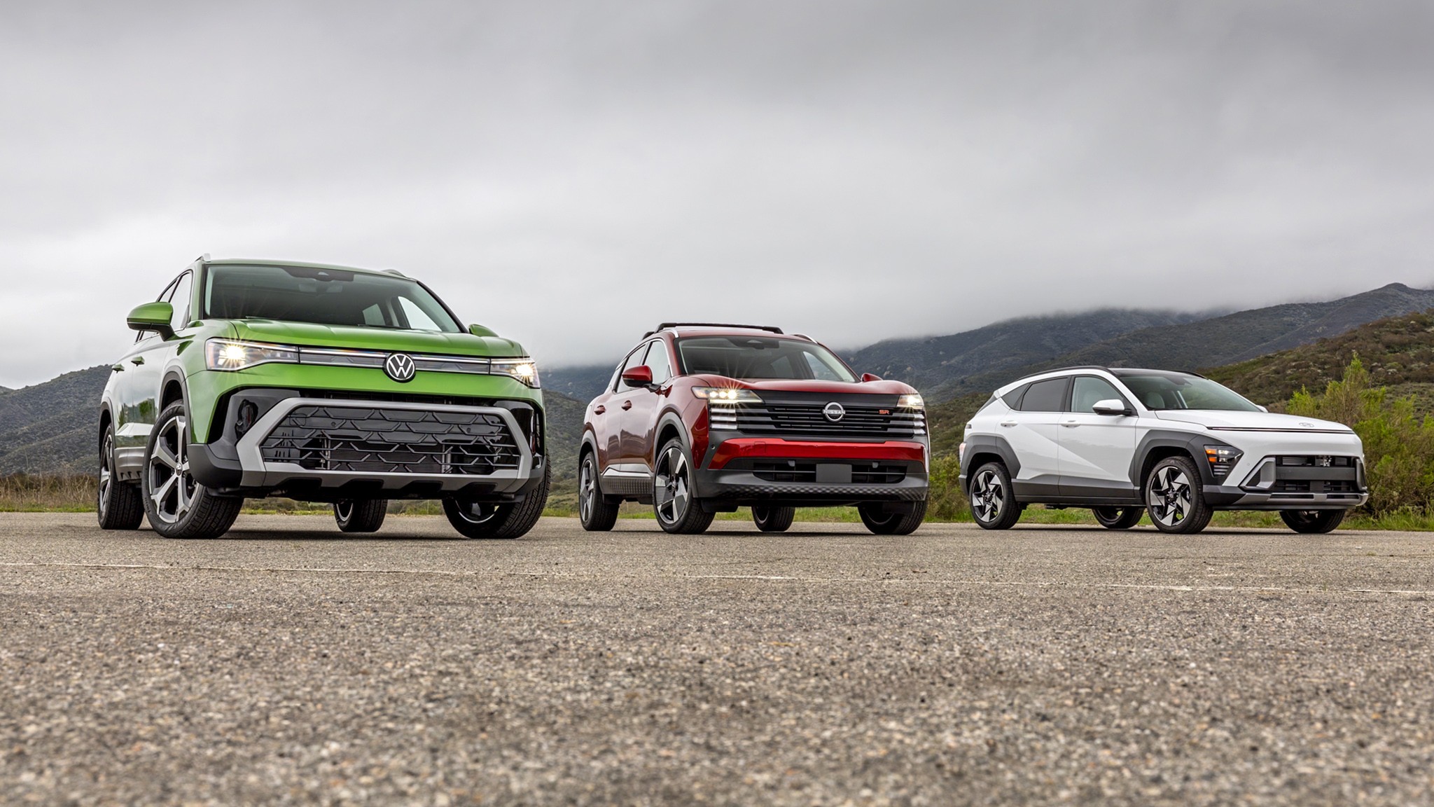 005 2025 Volkswagen Taos Nissan Kicks Hyundai Kona