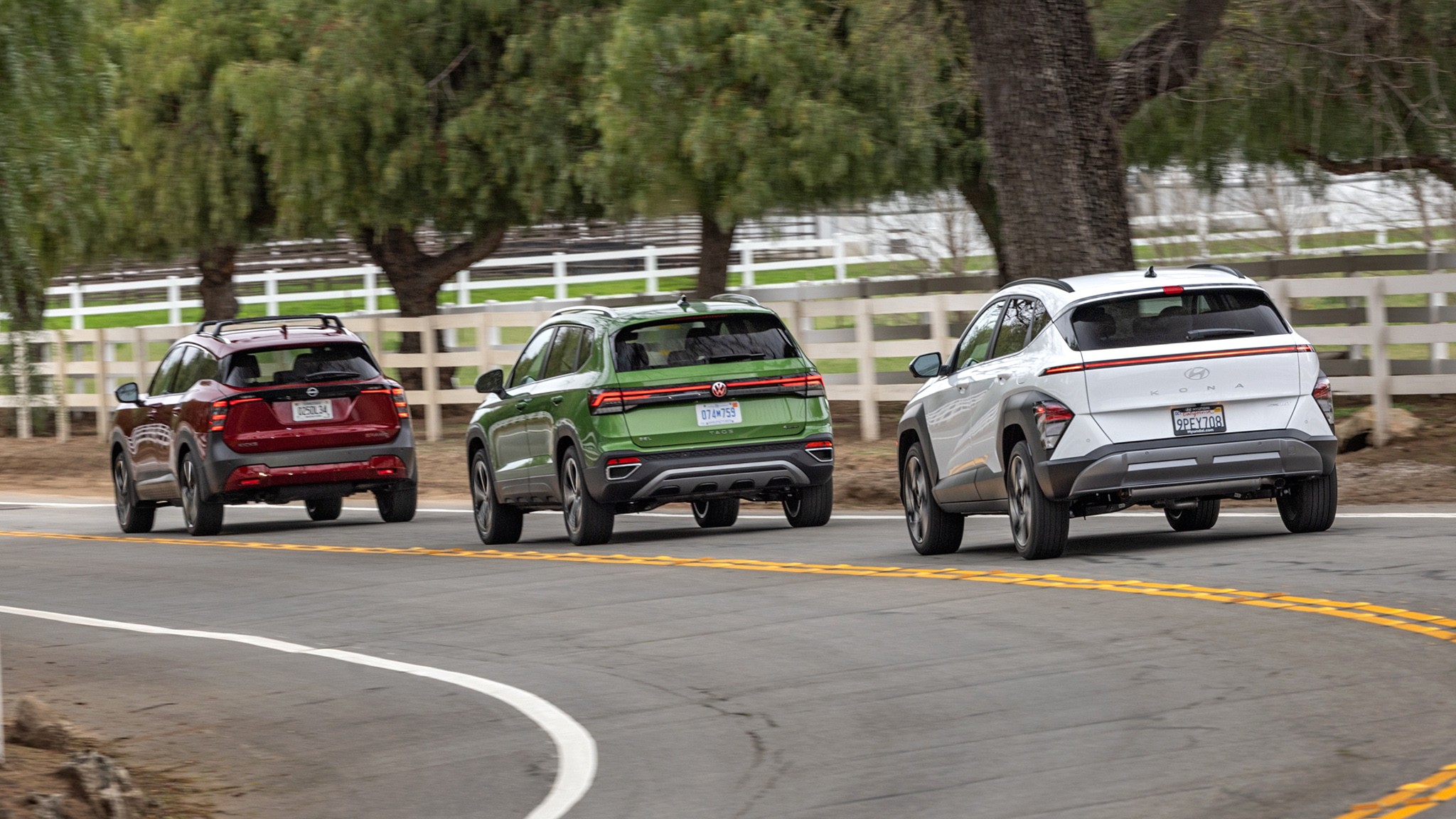 007 2025 Volkswagen Taos Nissan Kicks Hyundai Kona