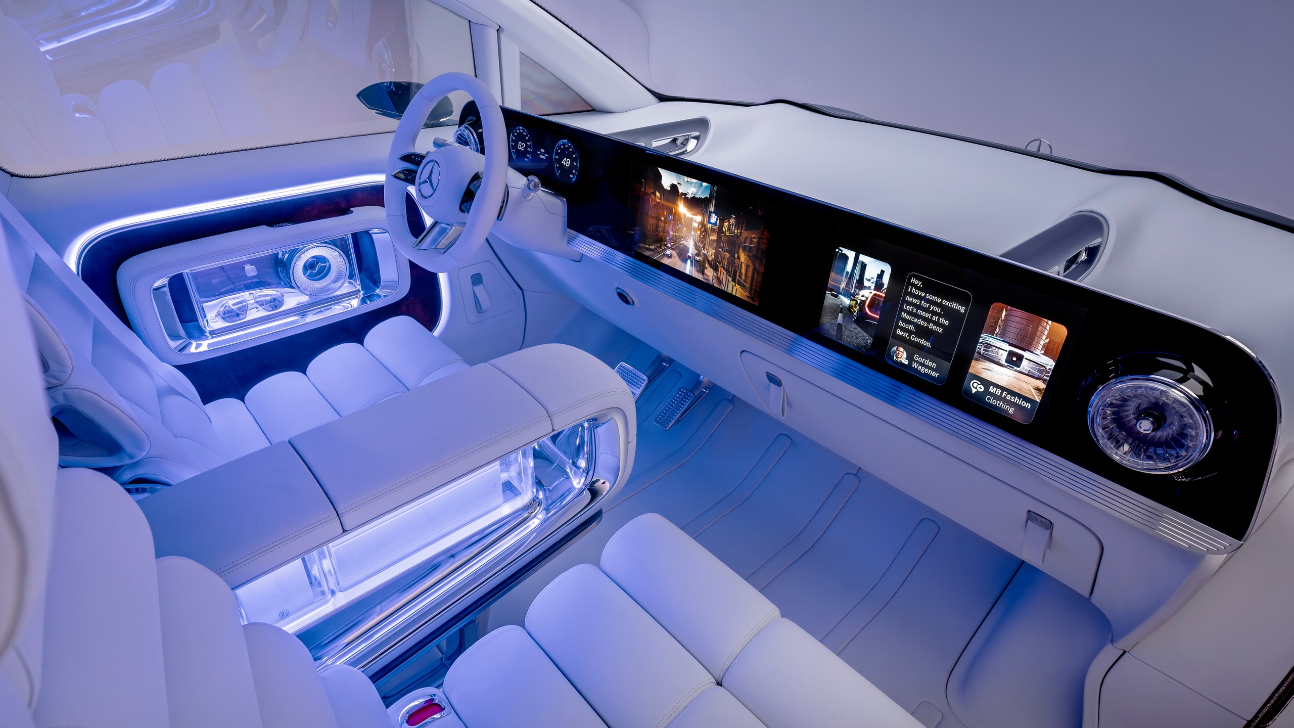Mercedes Benz Vision V concept luxury van 23