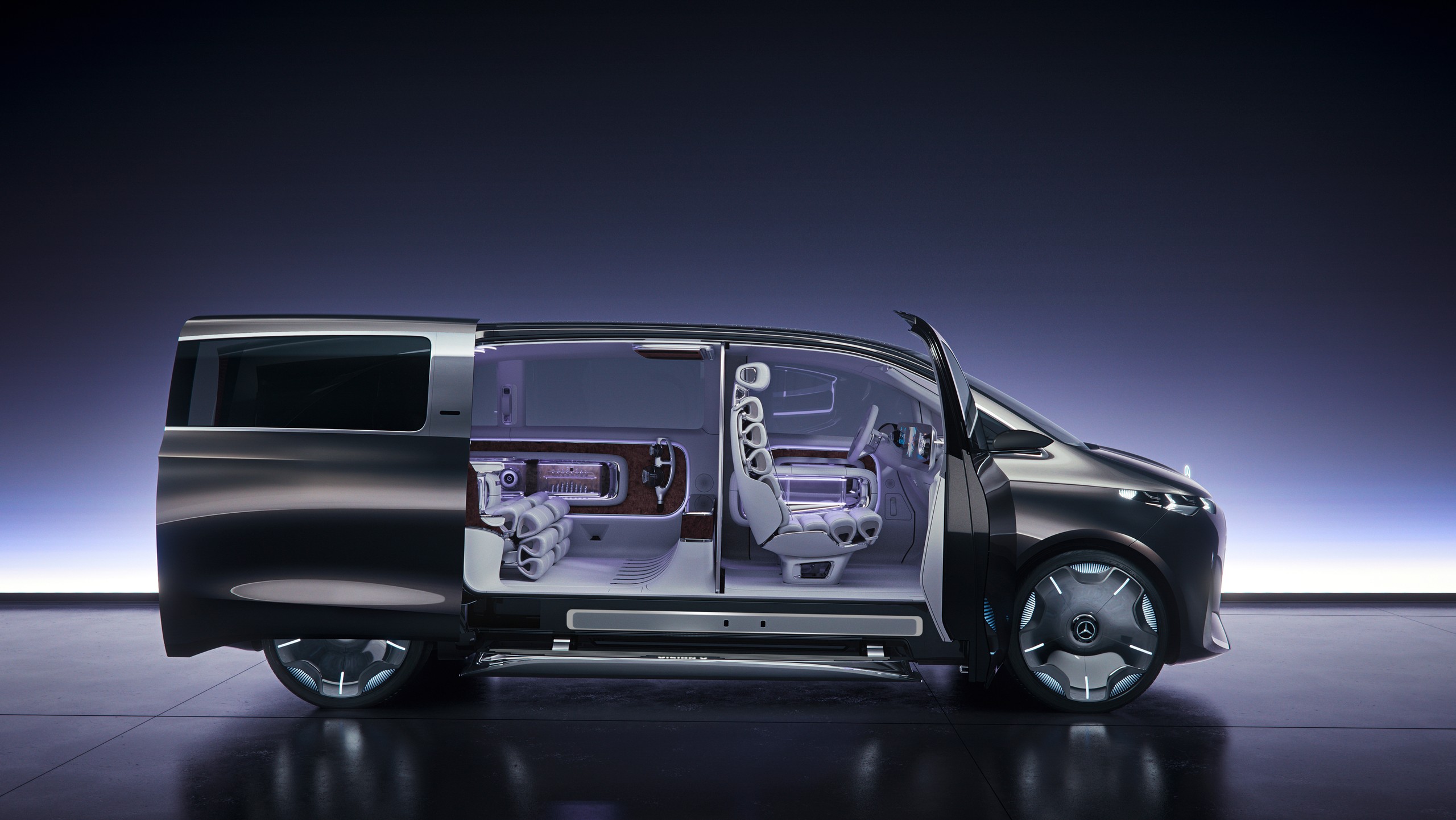 Mercedes Benz Vision V concept luxury van 41