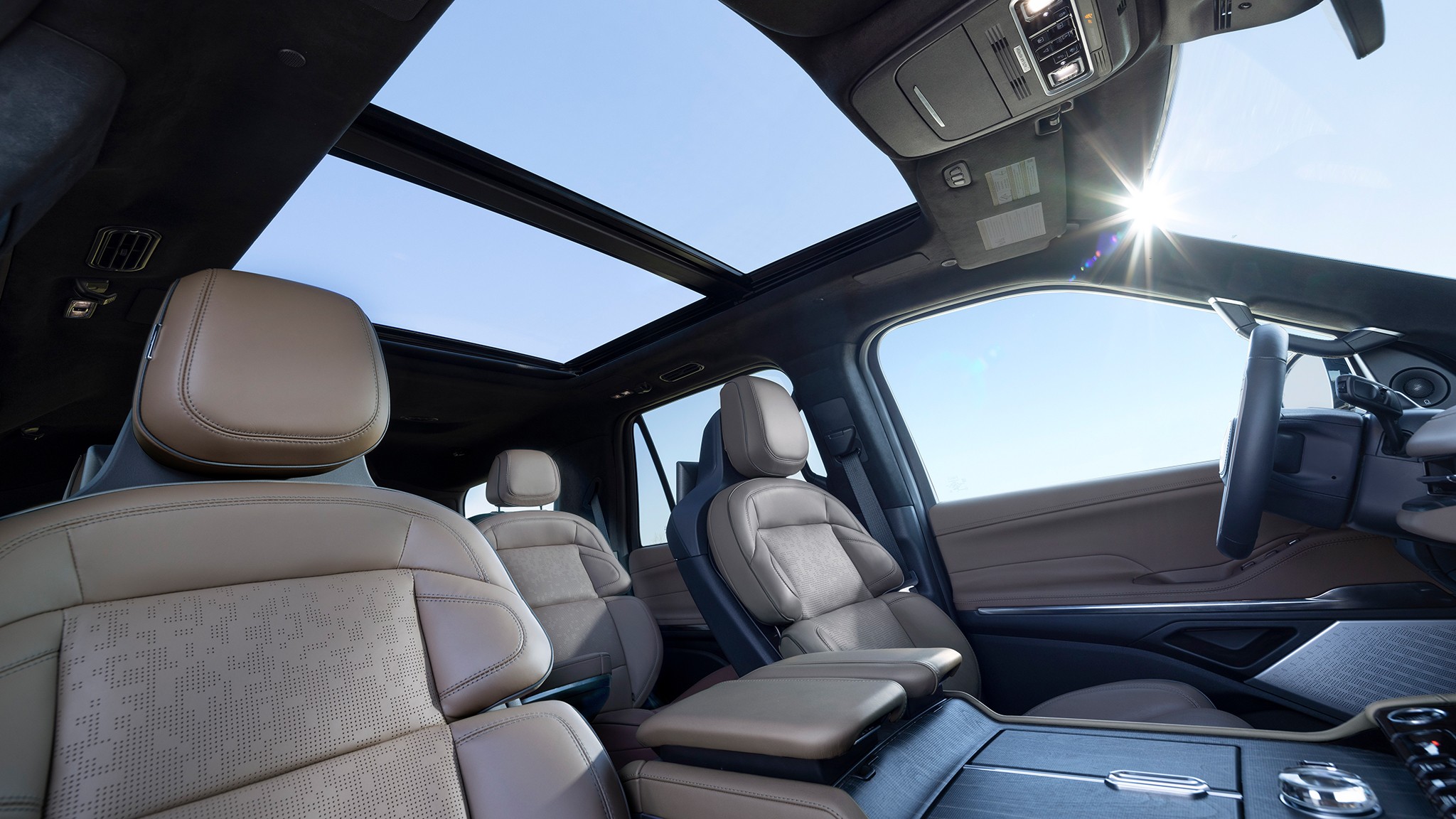 6 2025 Lincoln Navigator Black Label gray interior