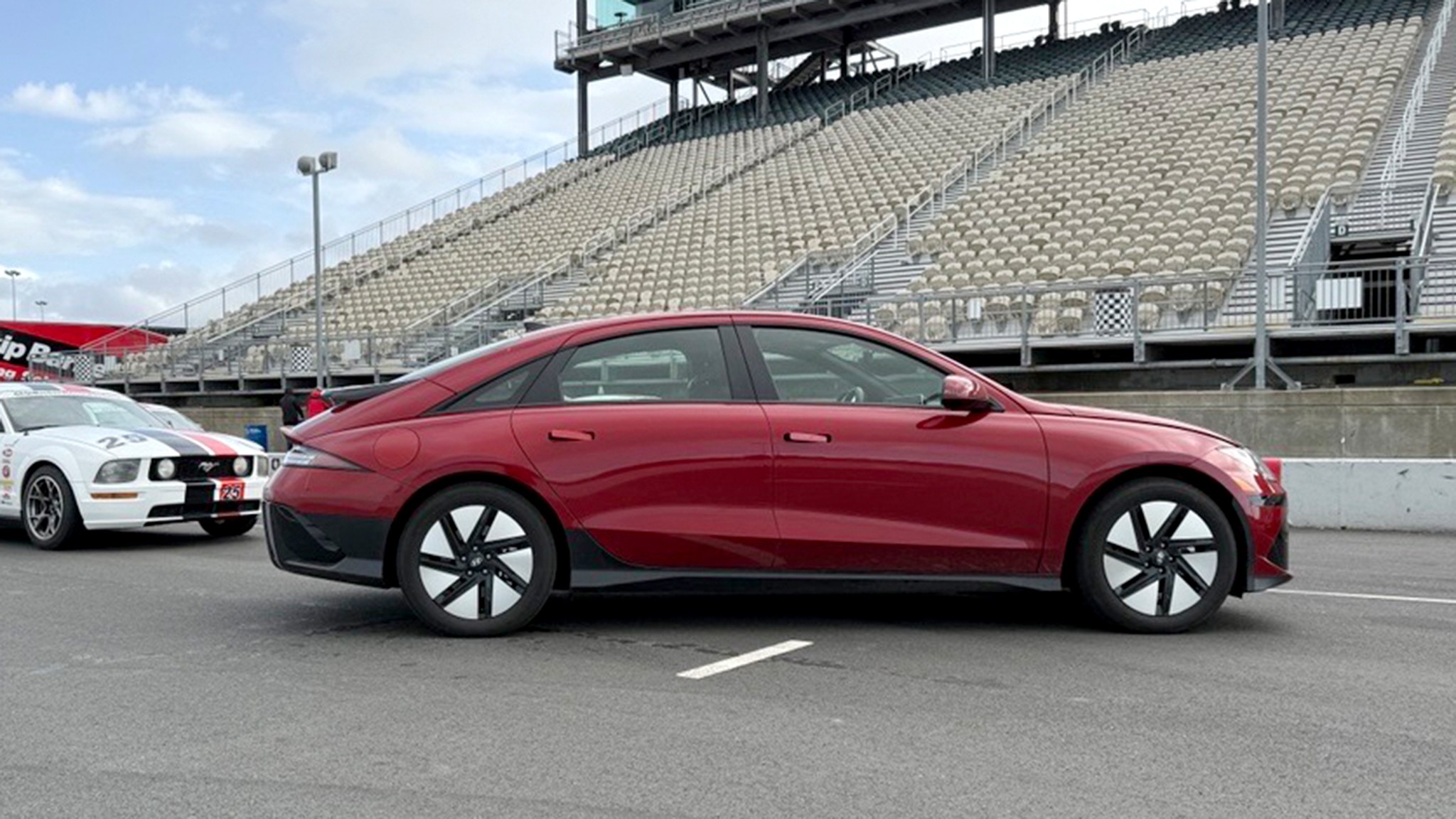 2024 hyundai ioniq6 long term at sonoma raceway lead