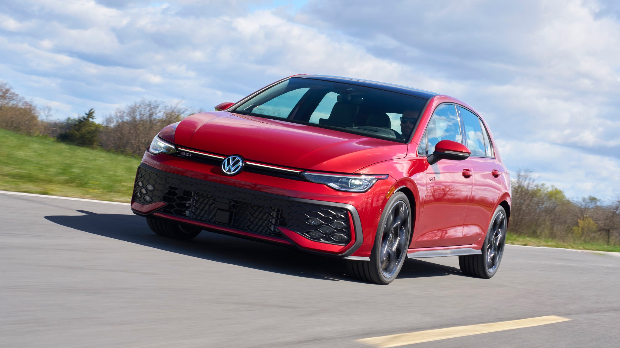 1 2025 Volkswagen GTI autobahn kings red