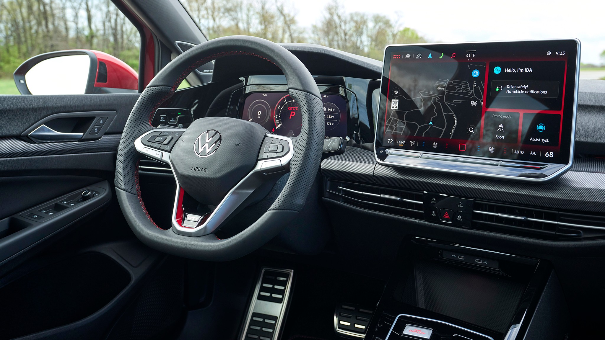 5 2025 Volkswagen GTI autobahn kings red