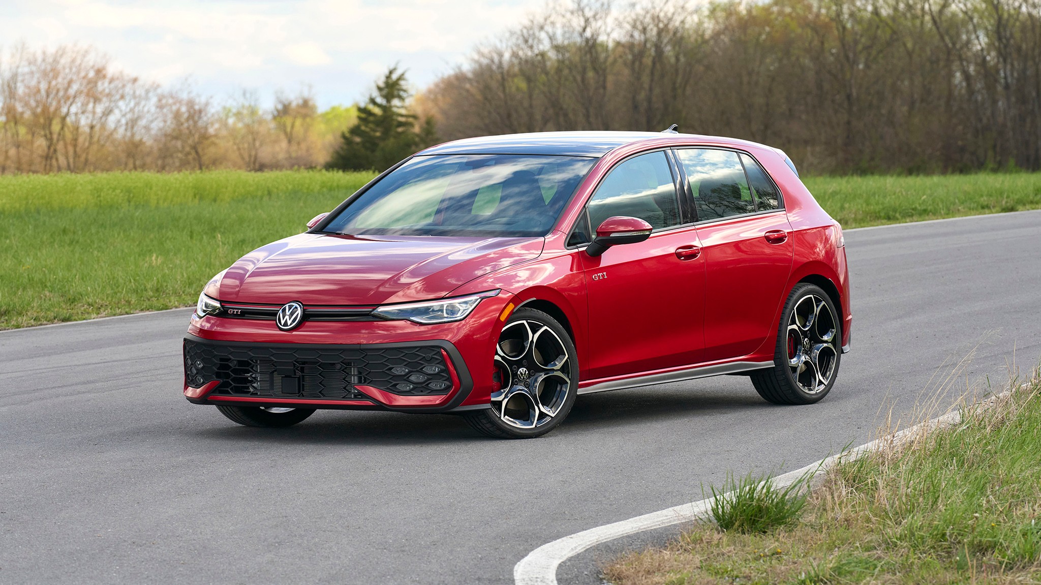 34 2025 Volkswagen GTI autobahn kings red