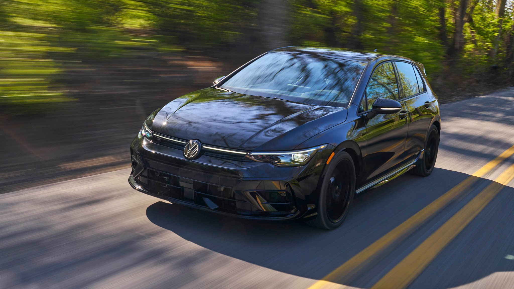 26 2025 Volkswagen Golf R black first drive