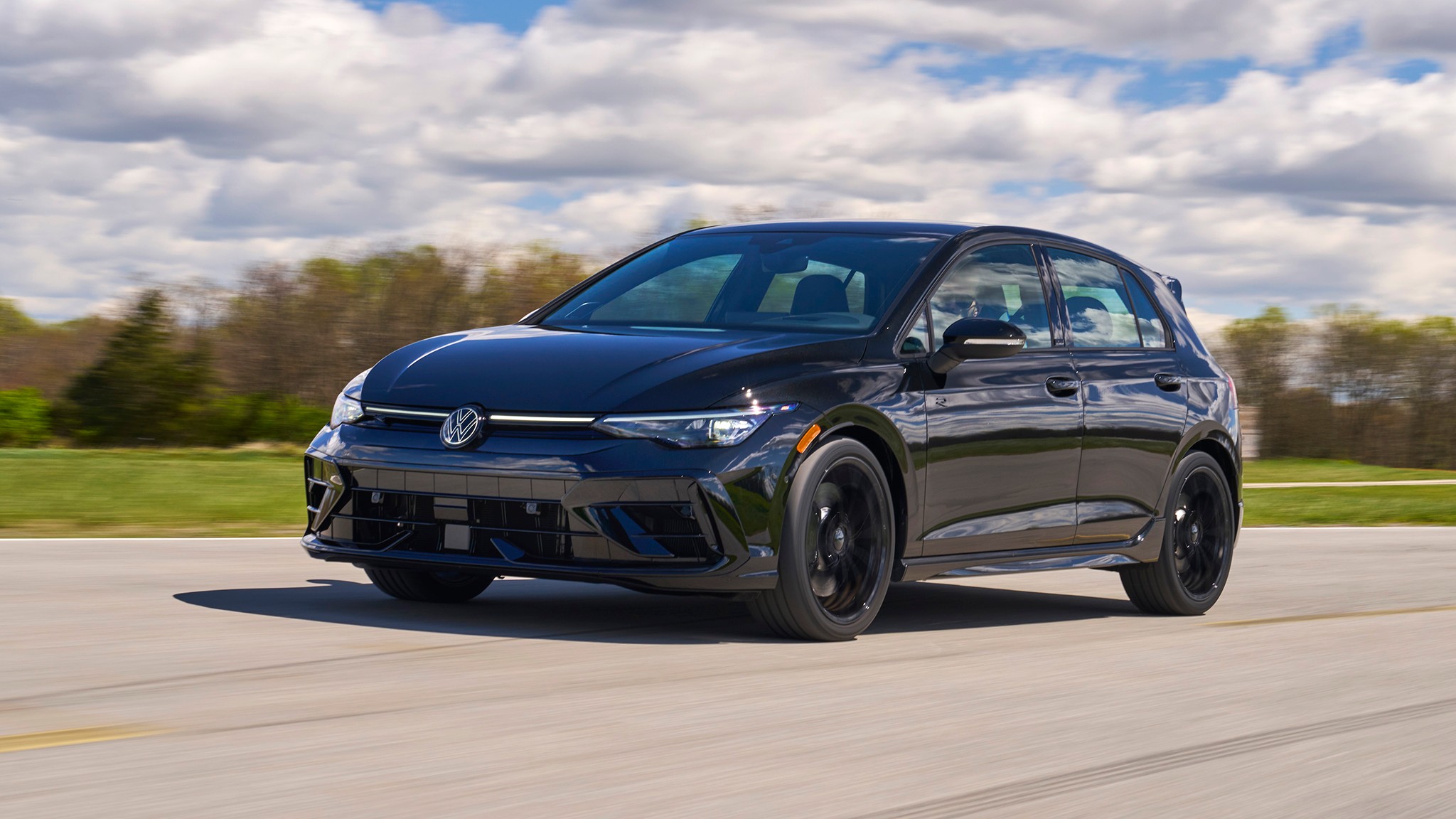 31 2025 Volkswagen Golf R black first drive