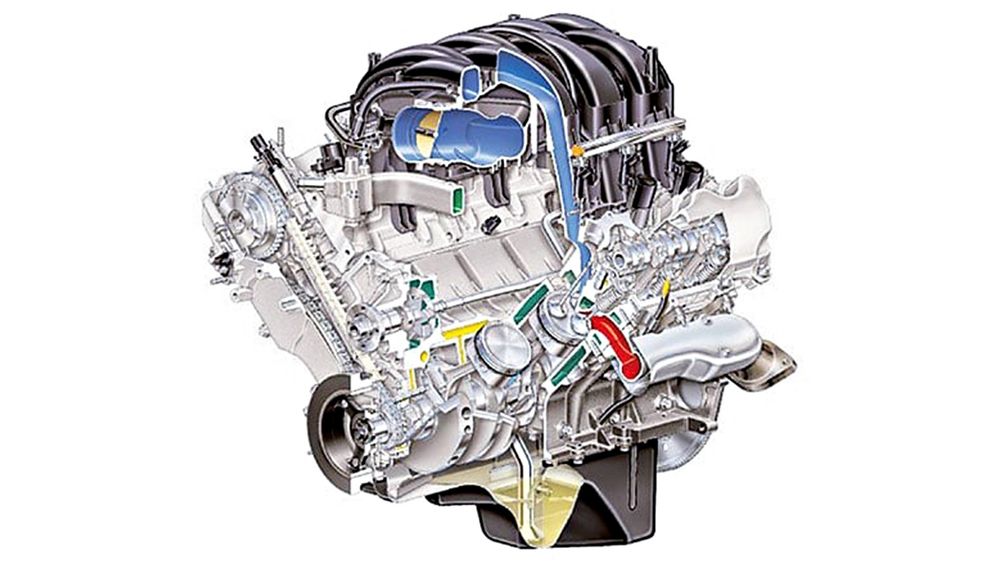 018 ford explorer 4 6 liter v8 engine