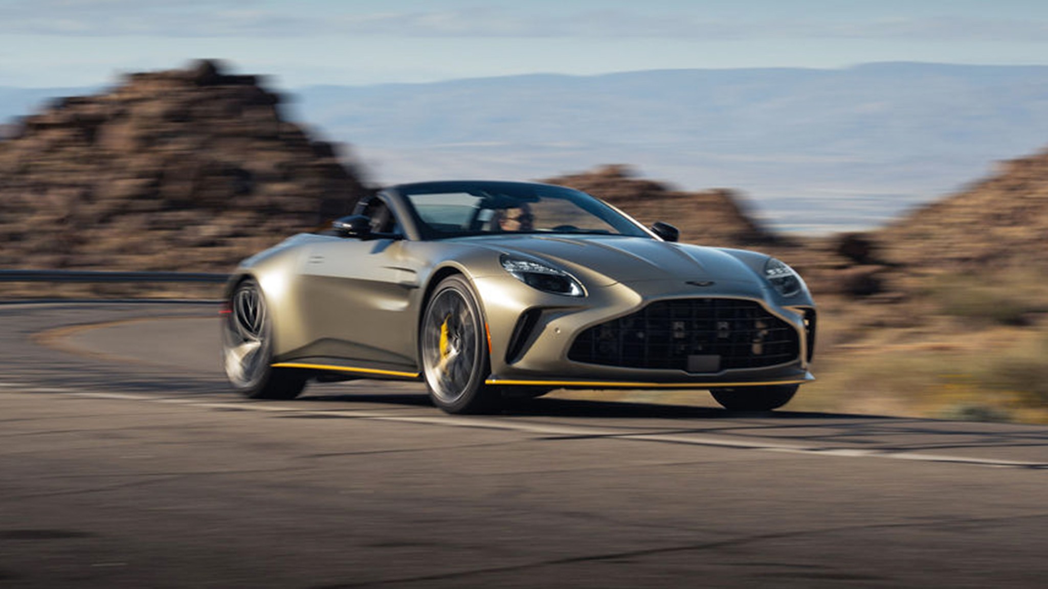 001 2026 Aston Martin Vantage Roadster Satin Titanium Grey