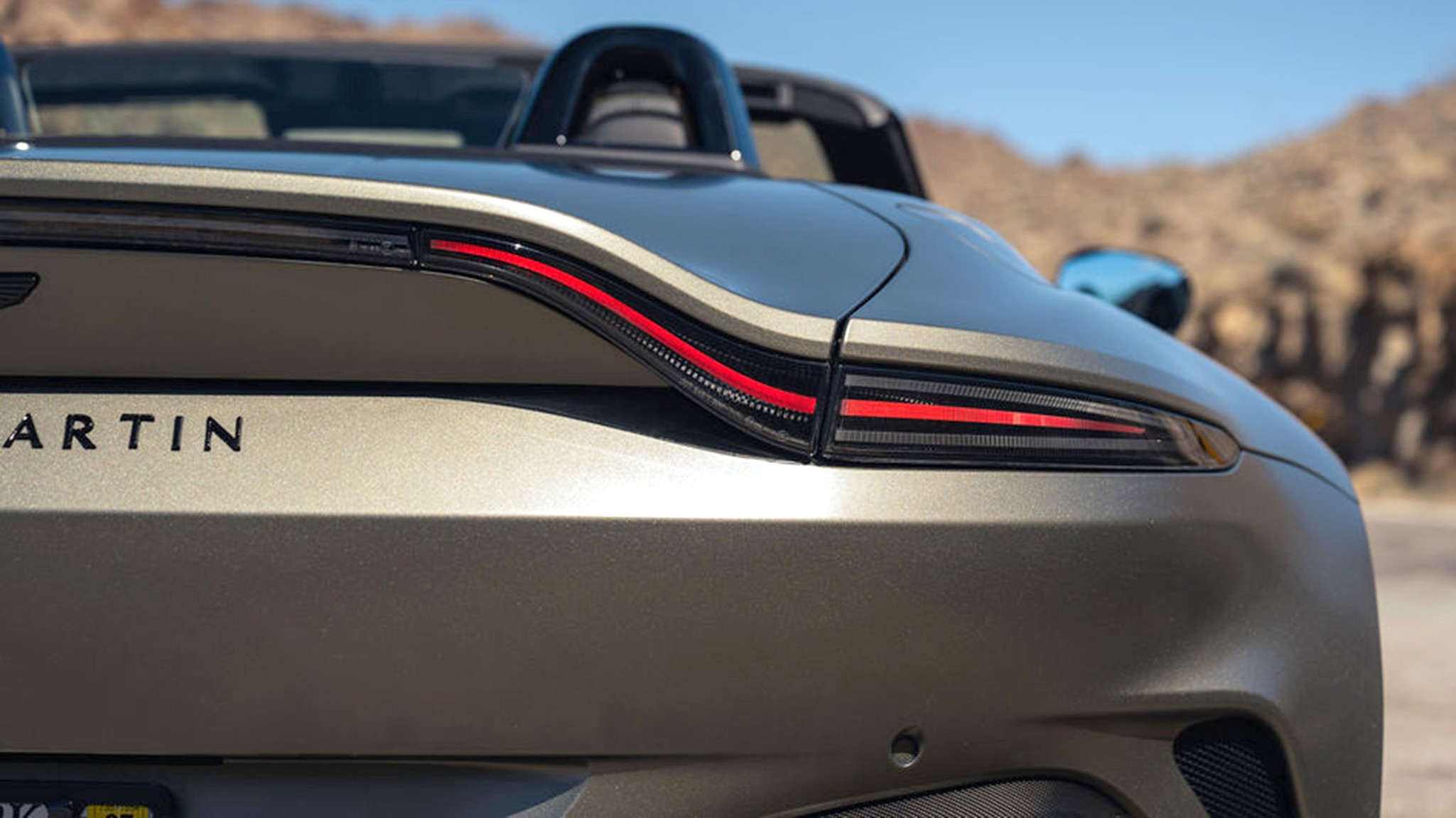 035 2026 Aston Martin Vantage Roadster Satin Titanium Grey